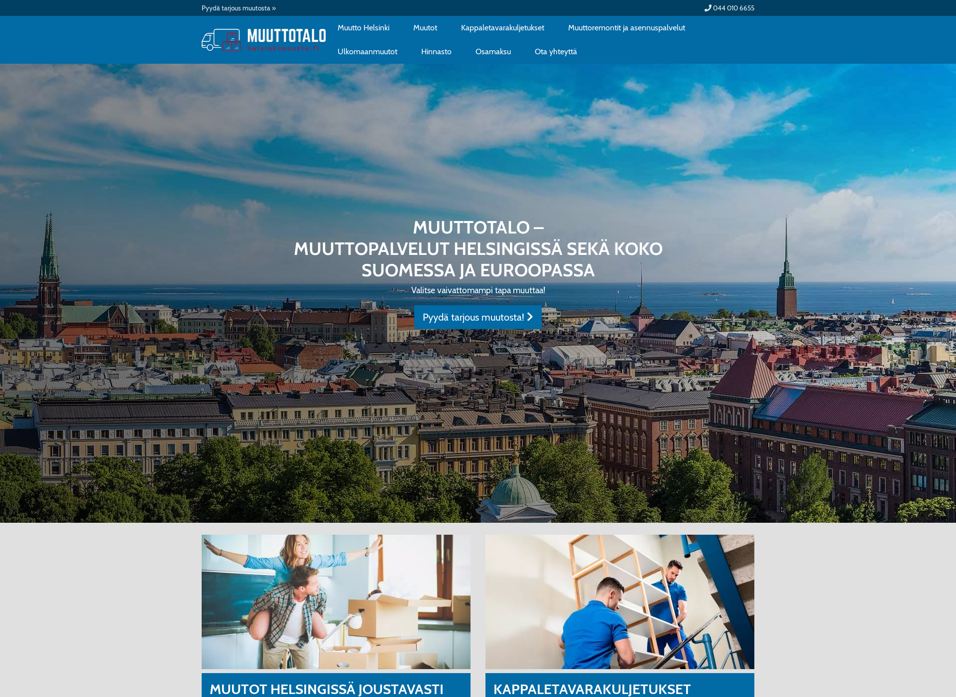 Screenshot for muuttotuusula.fi