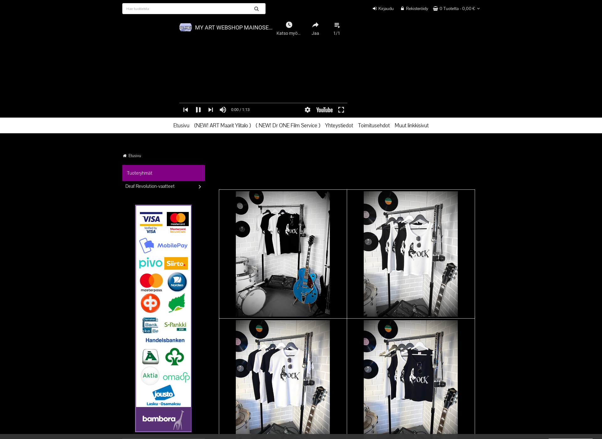 Screenshot for myartwebshop.fi