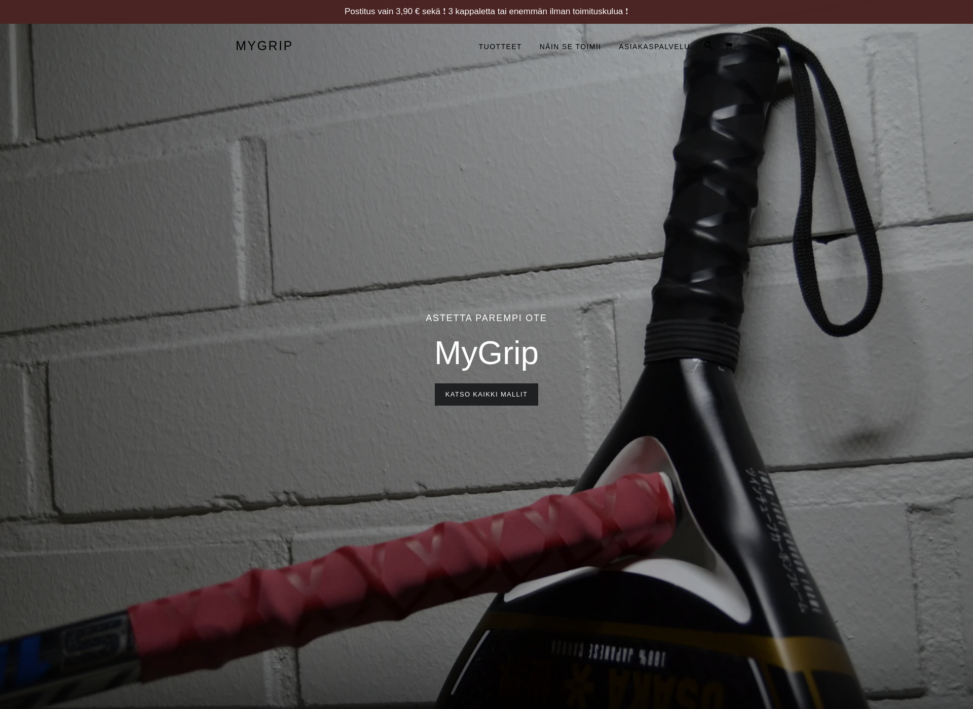 Screenshot for mygrip.fi
