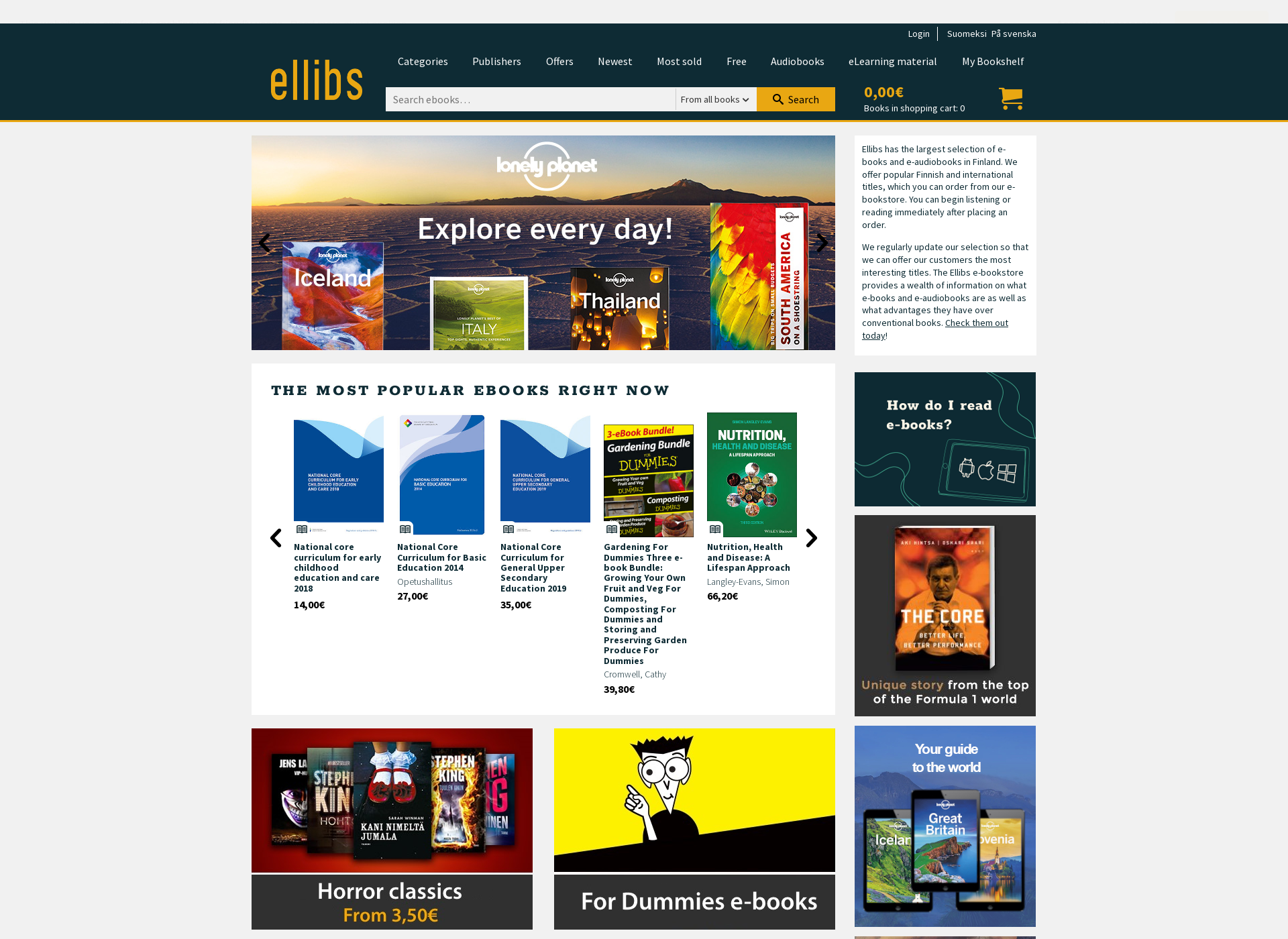 Screenshot for myilibrary.fi