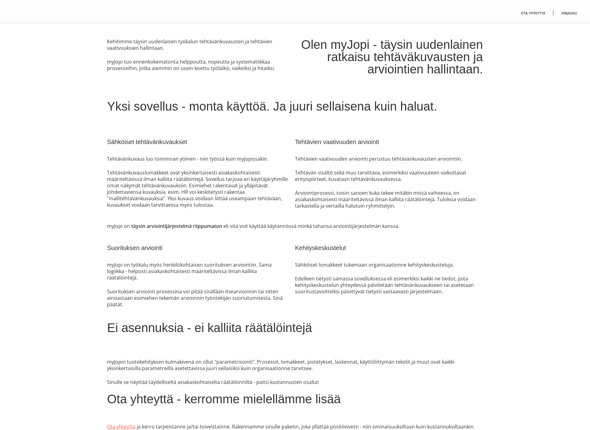Screenshot for myjopi.fi