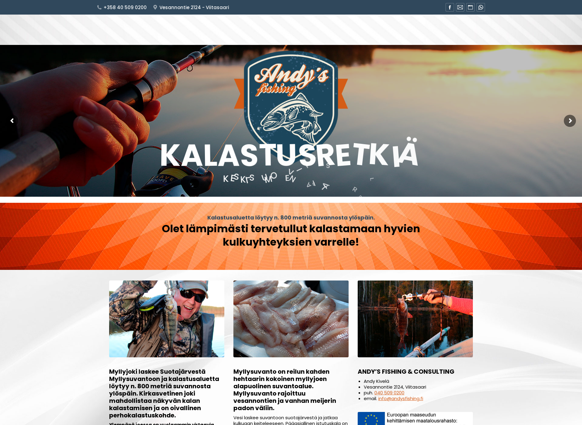 Skärmdump för myllyjoki.fi