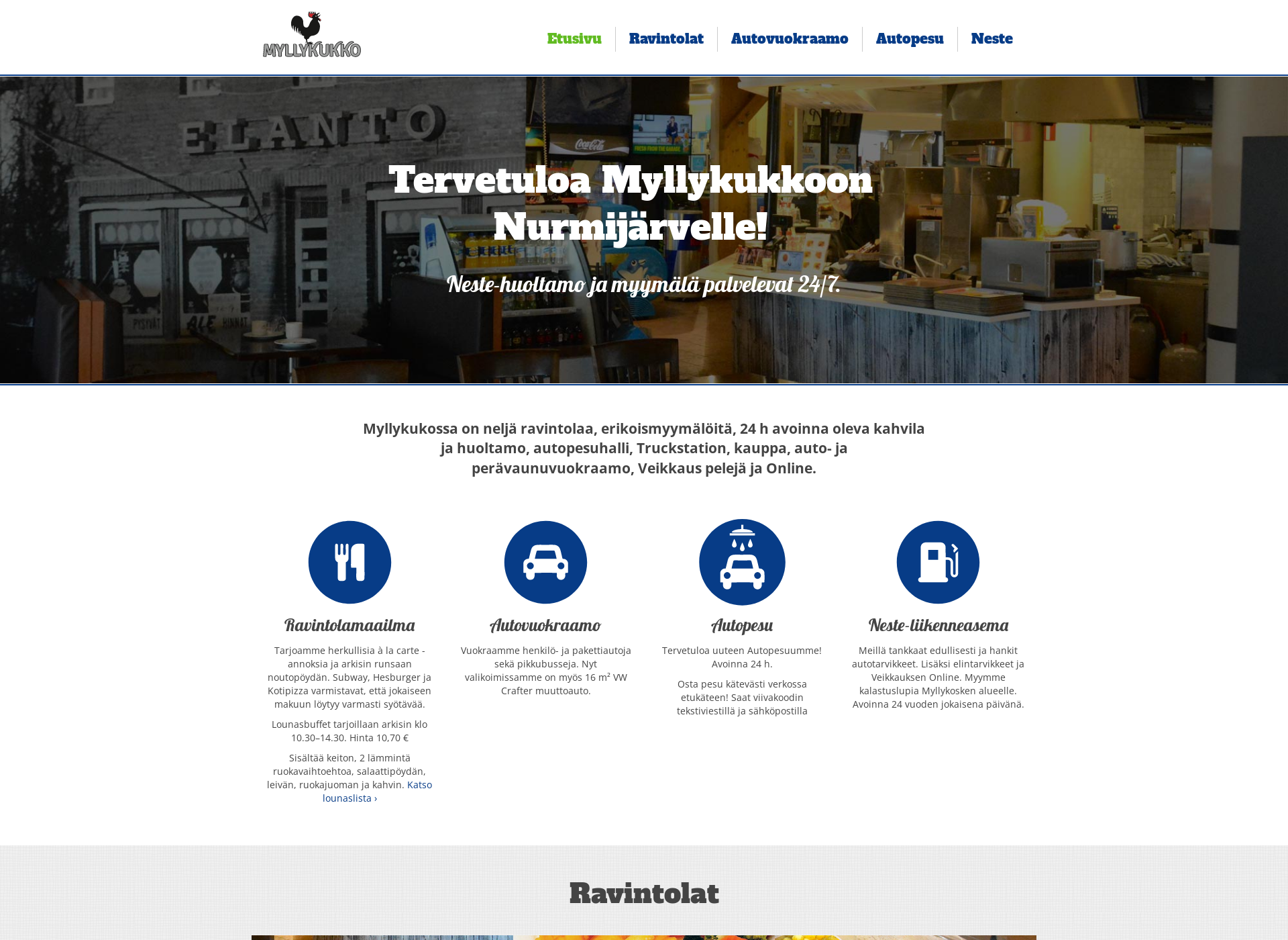 Screenshot for myllykukko.fi