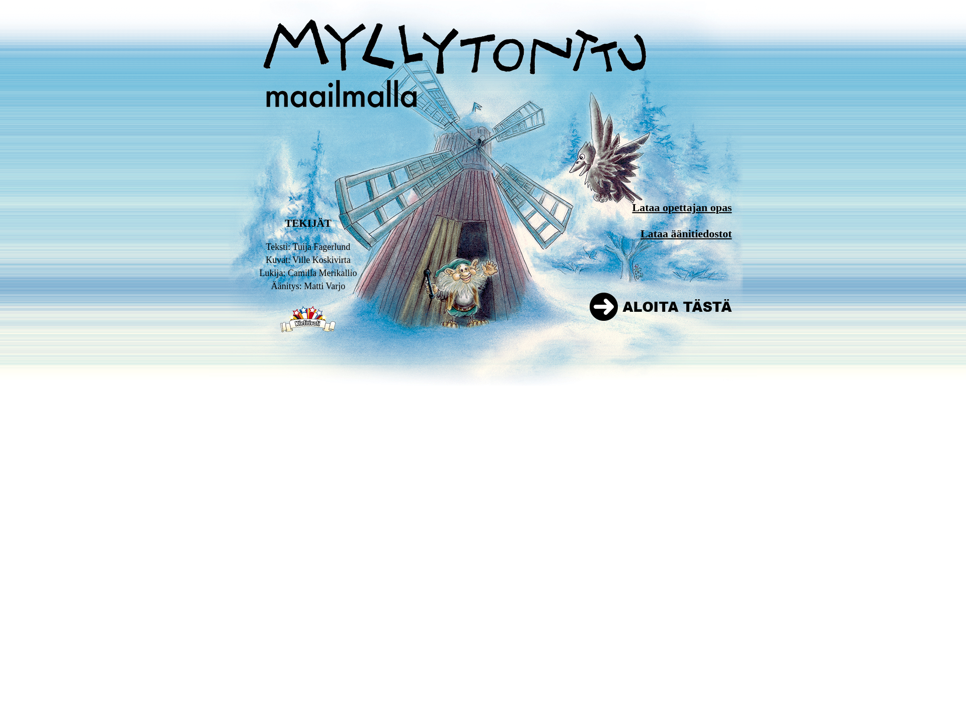 Screenshot for myllytonttu.fi