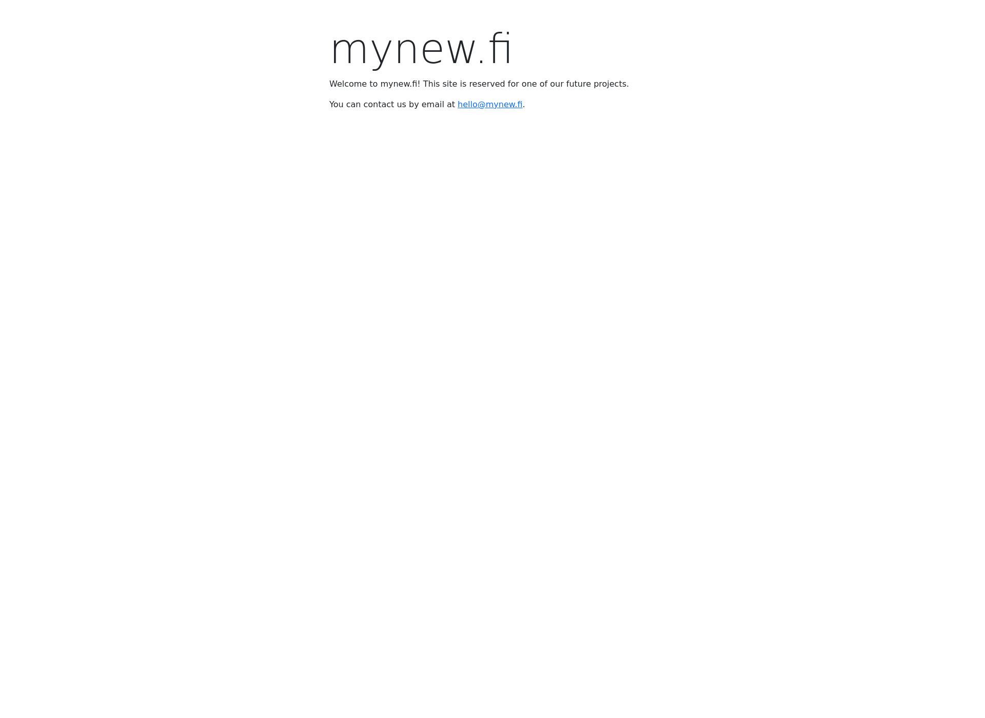 Screenshot for mynew.fi