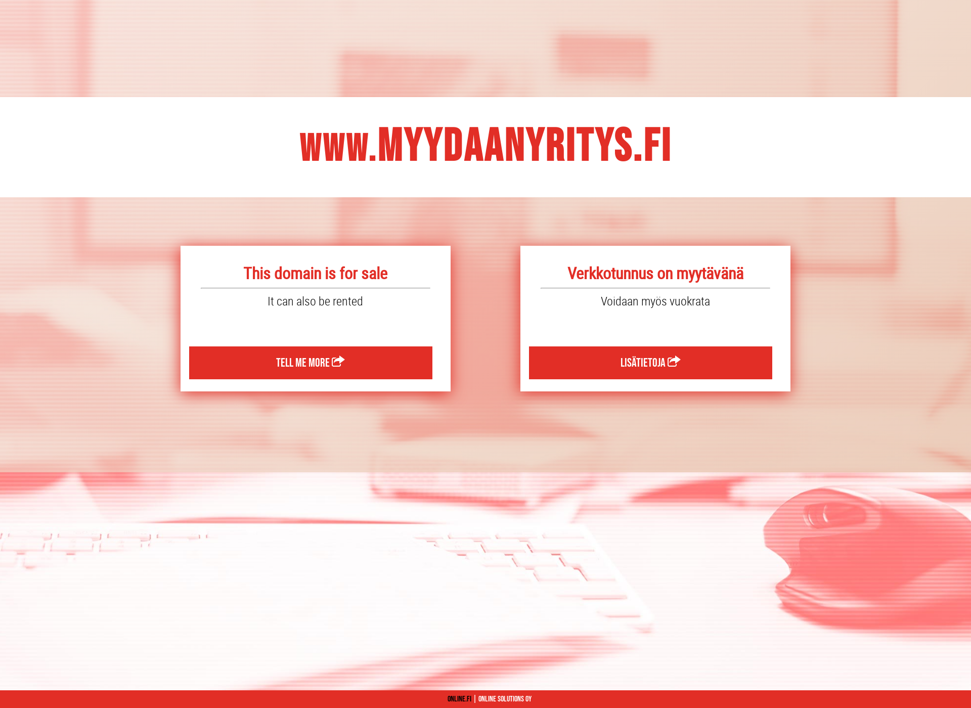 Screenshot for myydaanyritys.fi