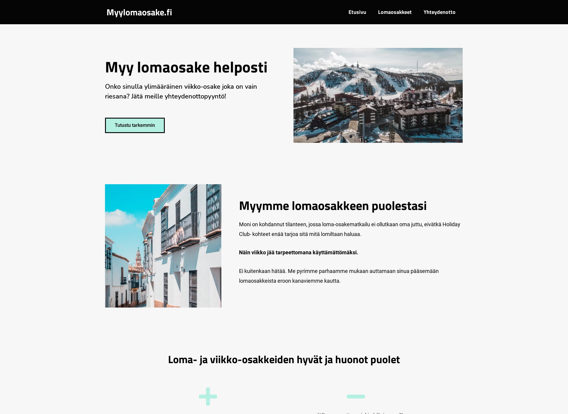 Screenshot for myylomaosake.fi