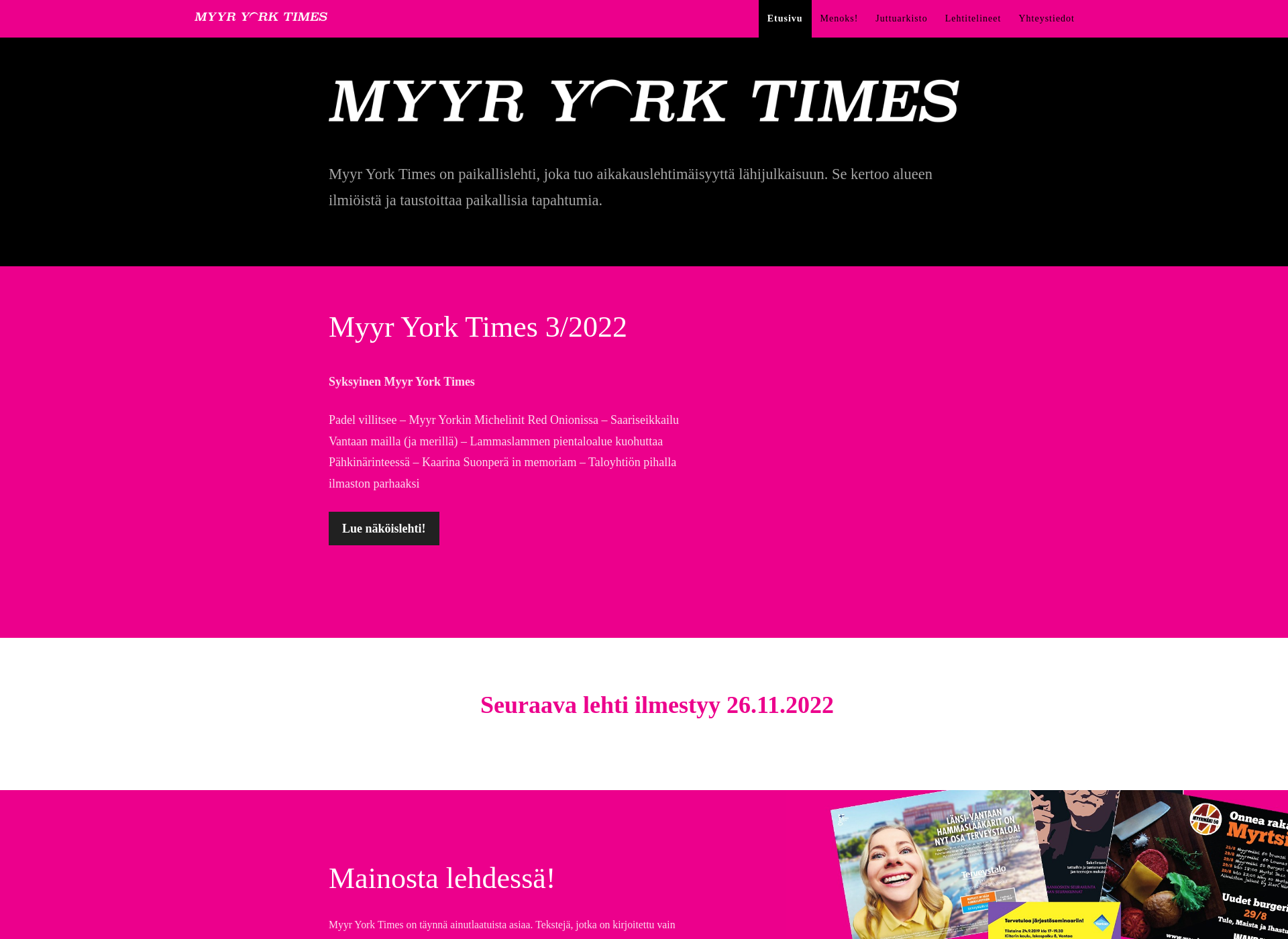 Screenshot for myyryorktimes.fi