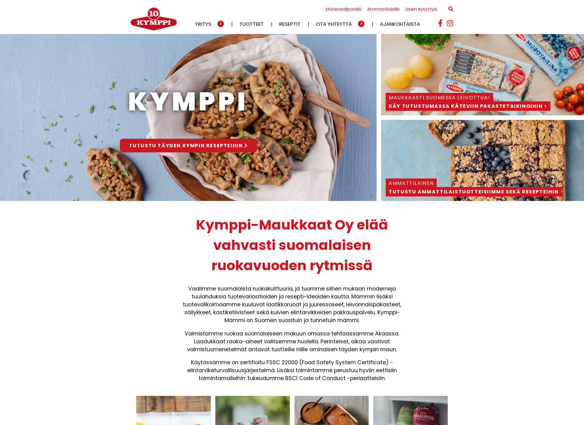 Screenshot for mämmi.fi