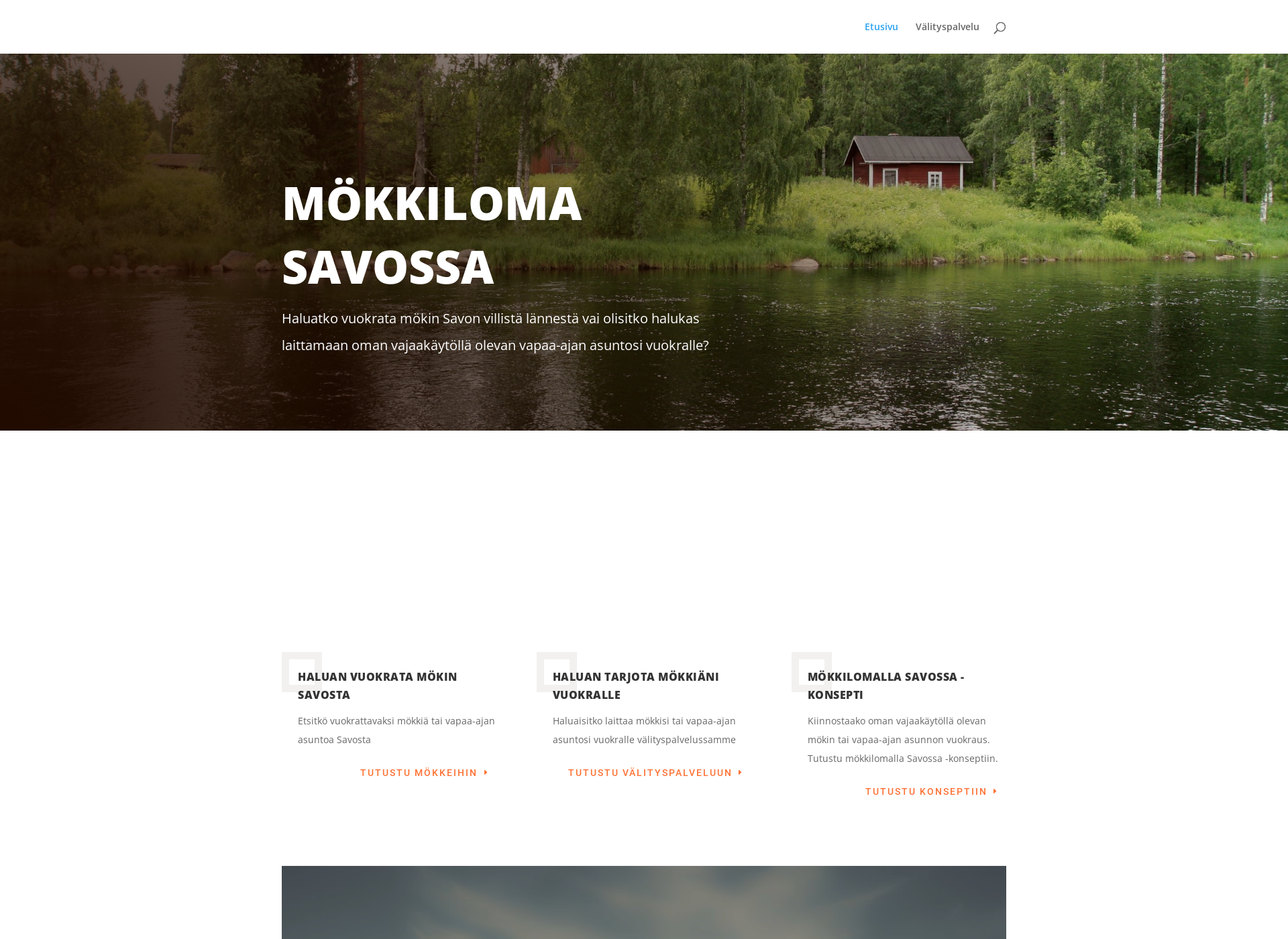 Screenshot for mökkilomasavossa.fi
