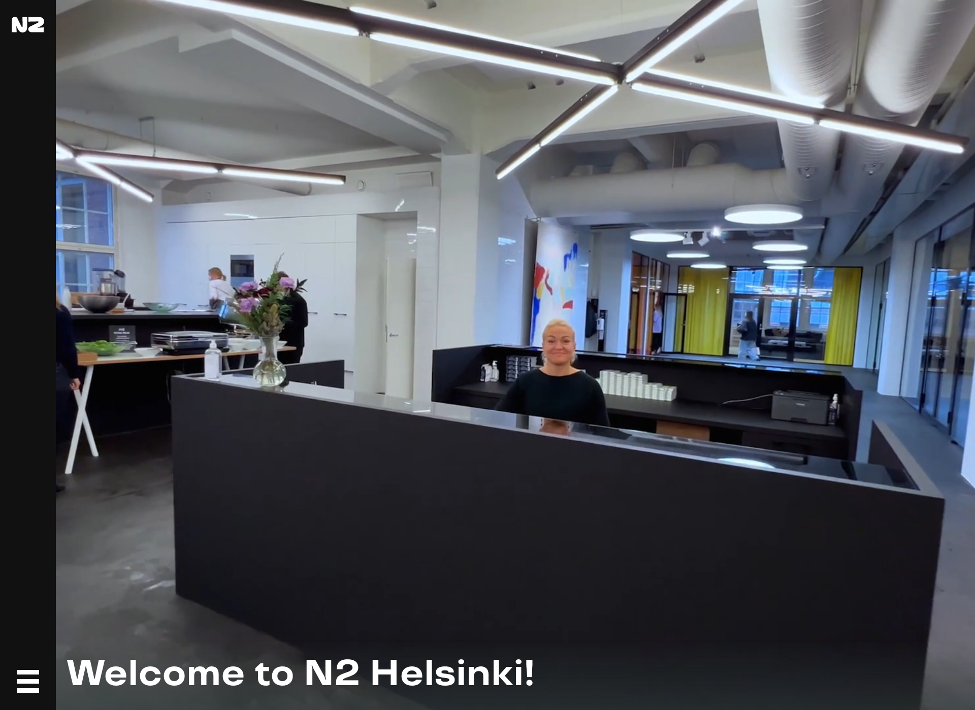 Skärmdump för n2helsinki.fi