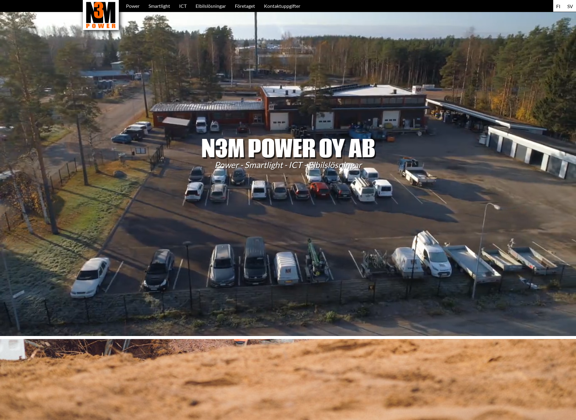 Skärmdump för n3m.fi