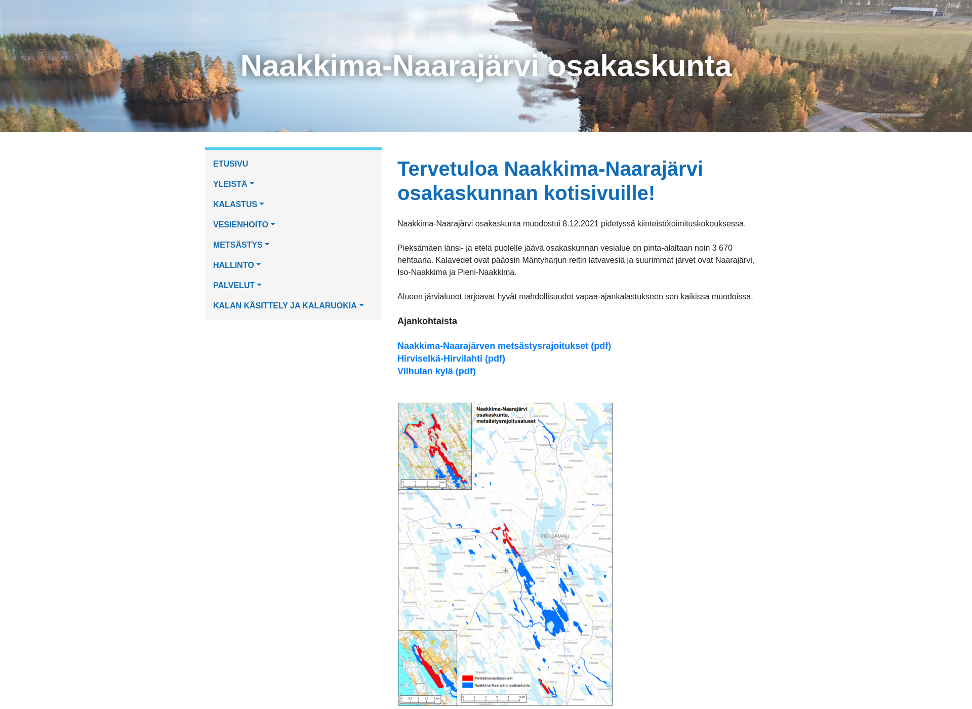 Screenshot for naakkimanaarajarvi.fi