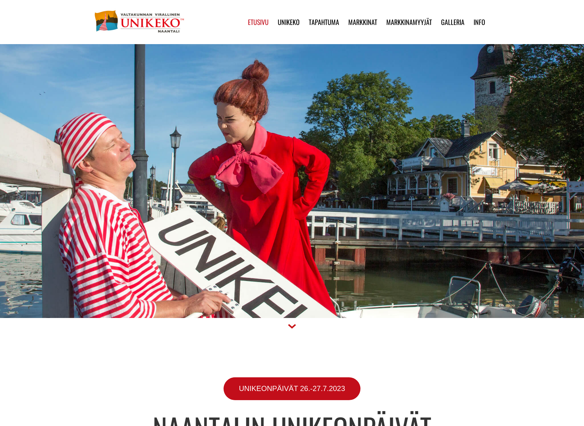Screenshot for naantalinunikeko.fi