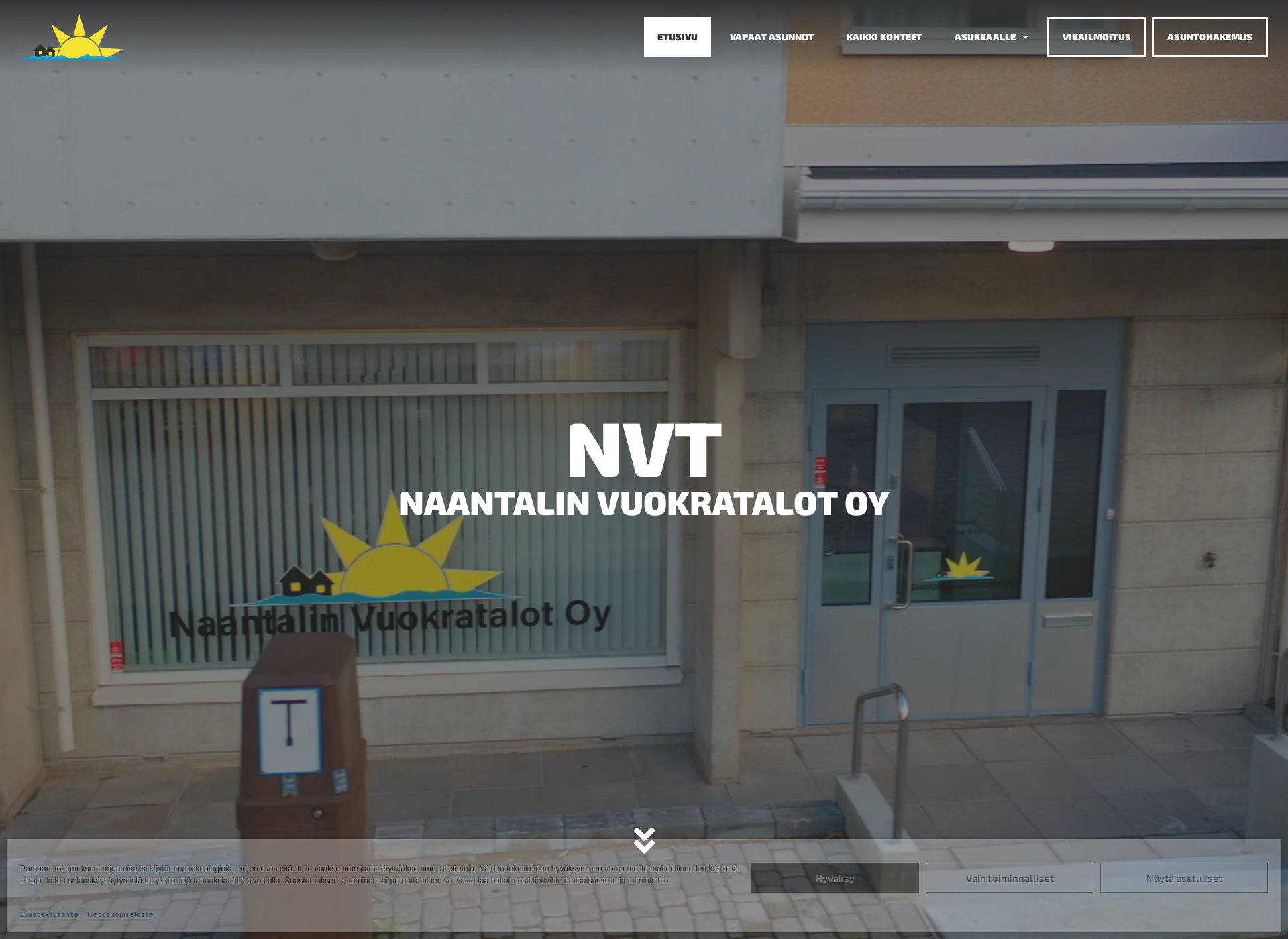 Screenshot for naantalinvuokratalot.fi
