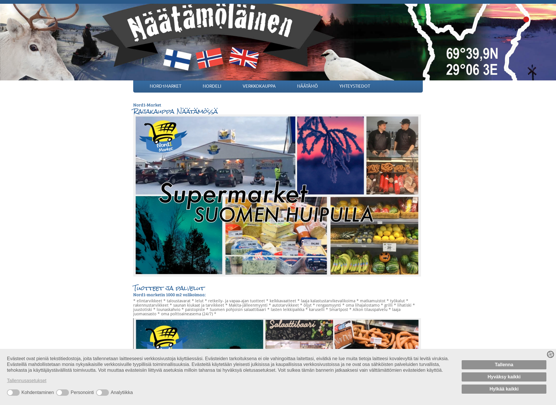 Skärmdump för naatamolainen.fi