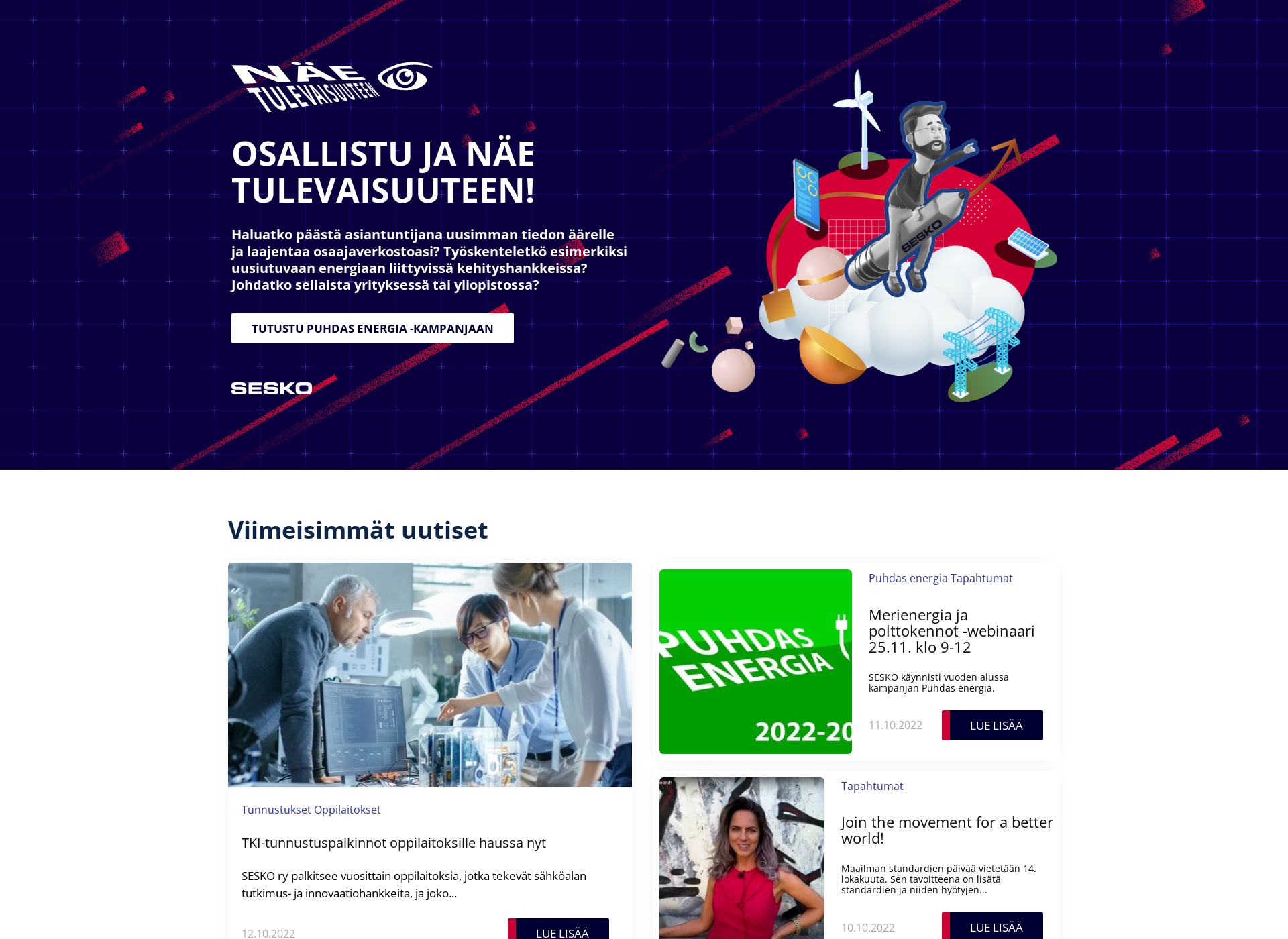 Screenshot for naetulevaisuuteen.fi