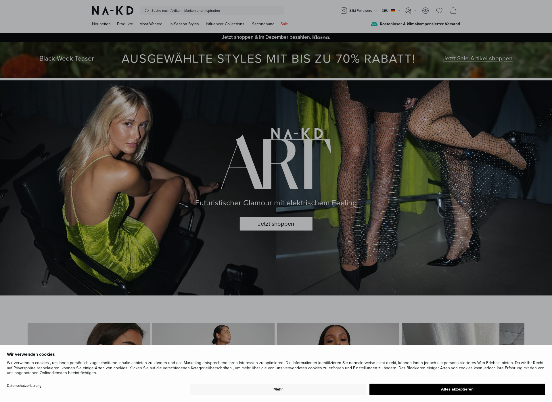 Screenshot for nakd.fi