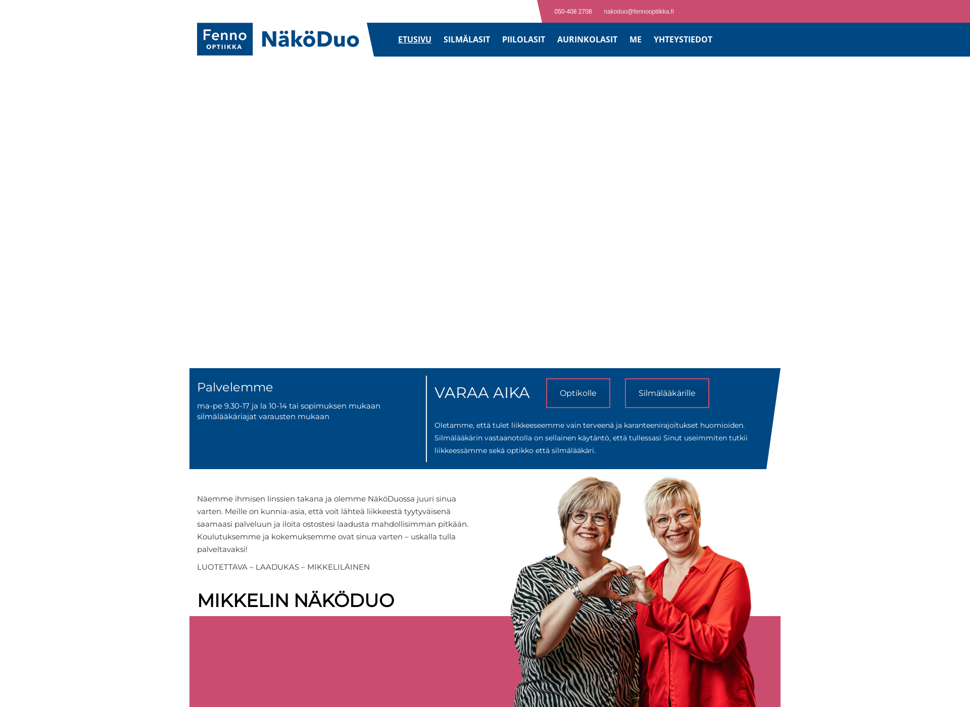 Skärmdump för nakoduo.fi