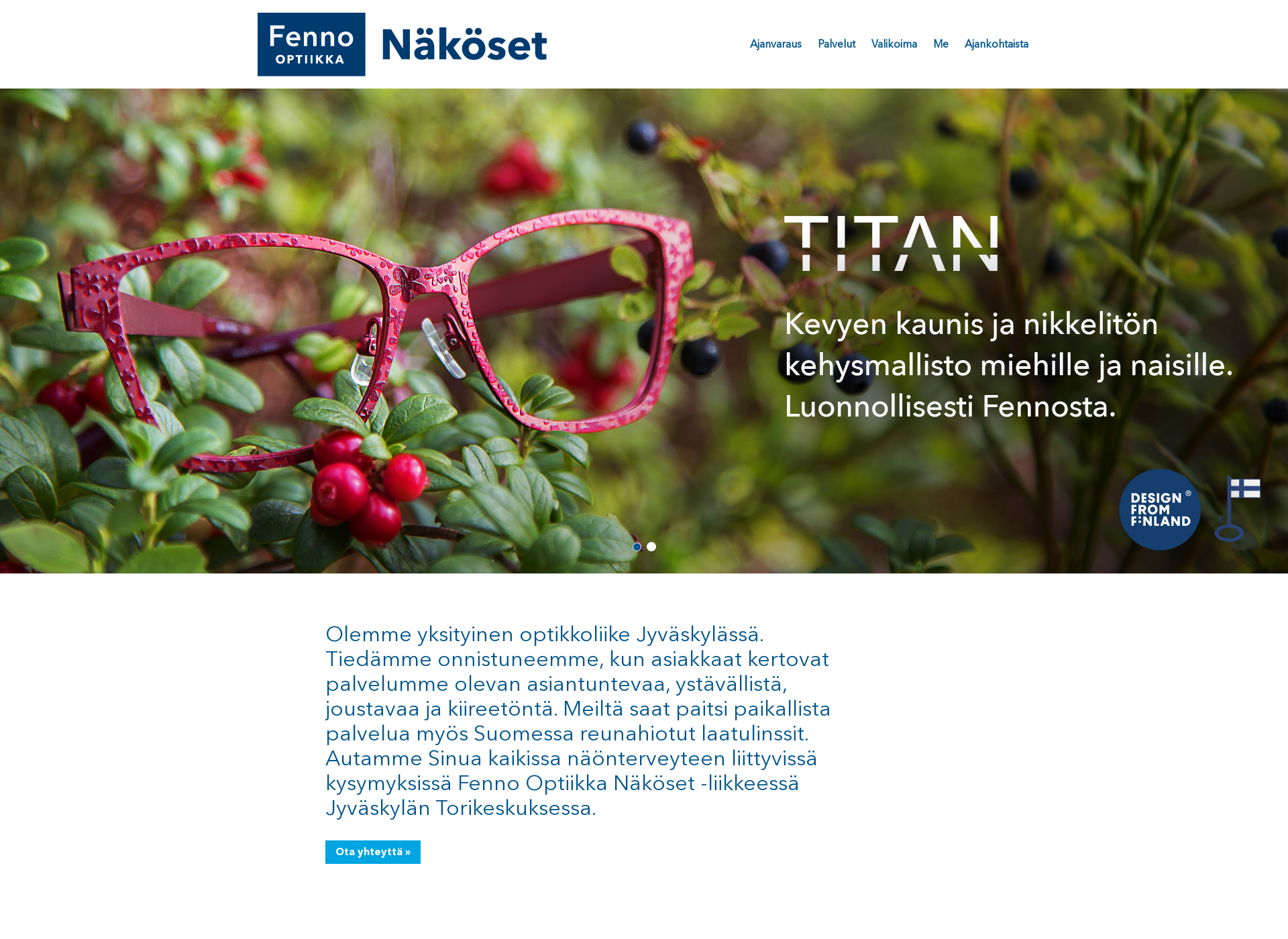 Skärmdump för nakoset.fi