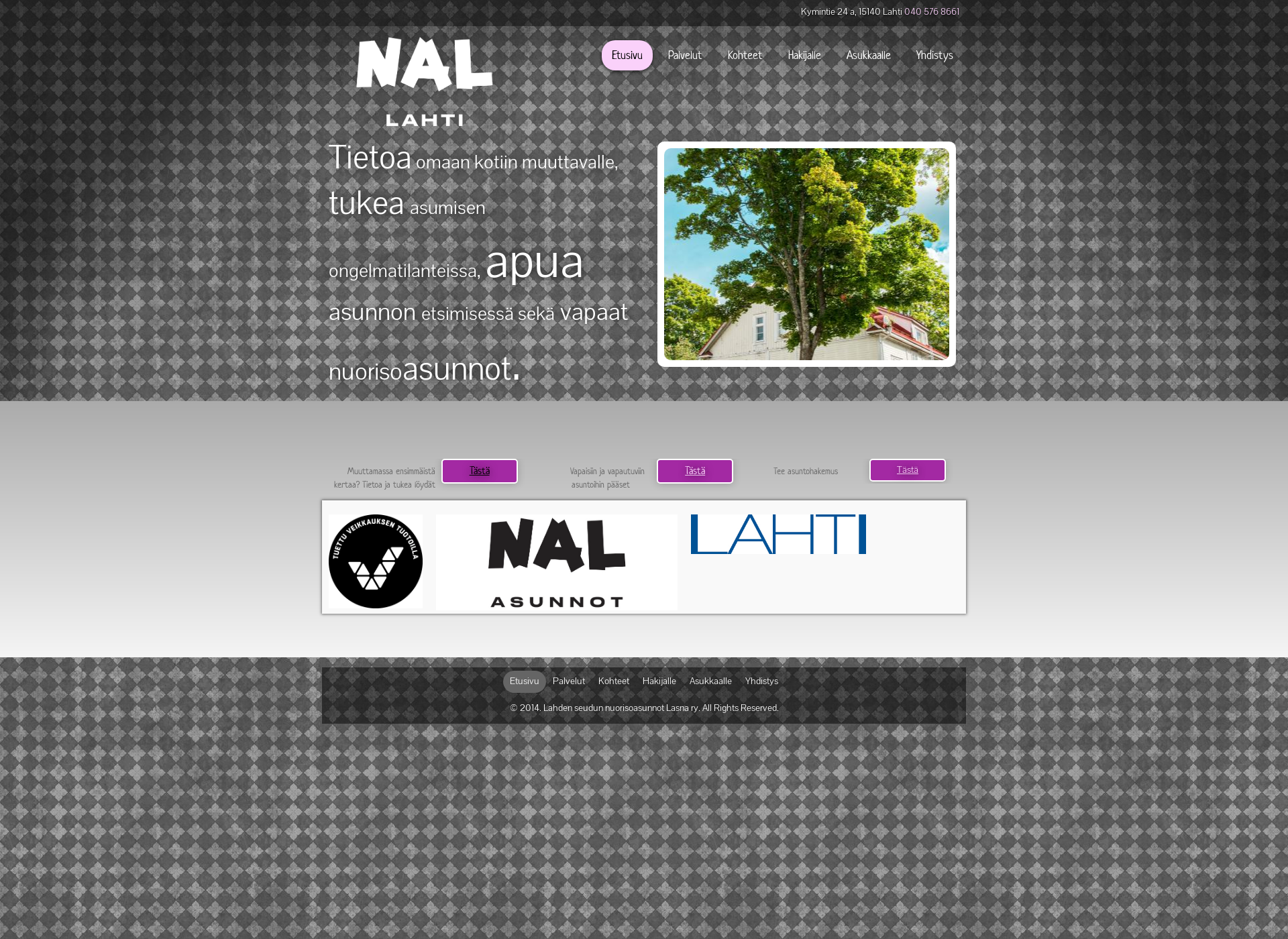 Screenshot for nallahti.fi