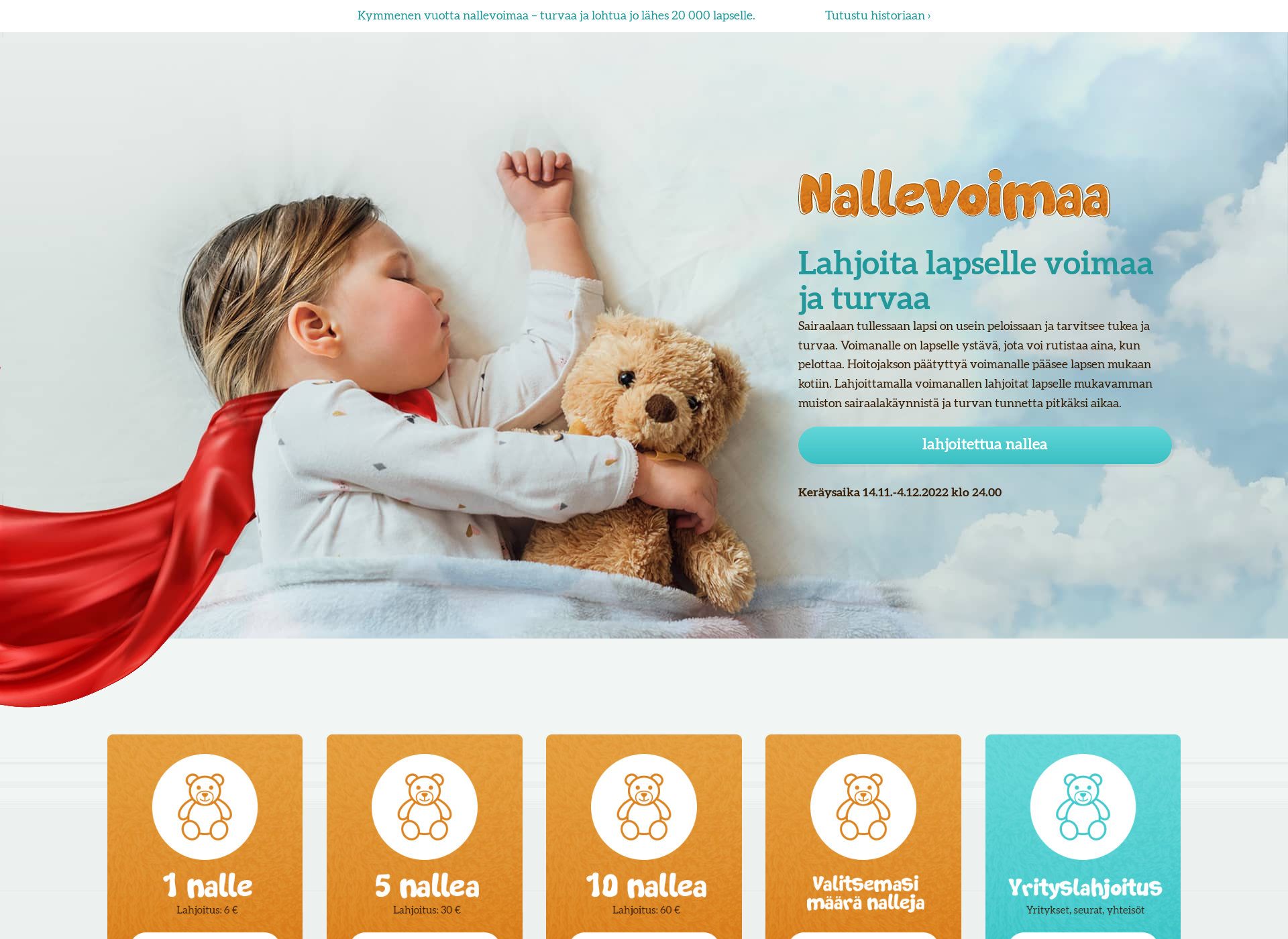 Screenshot for nallevoimaa.fi