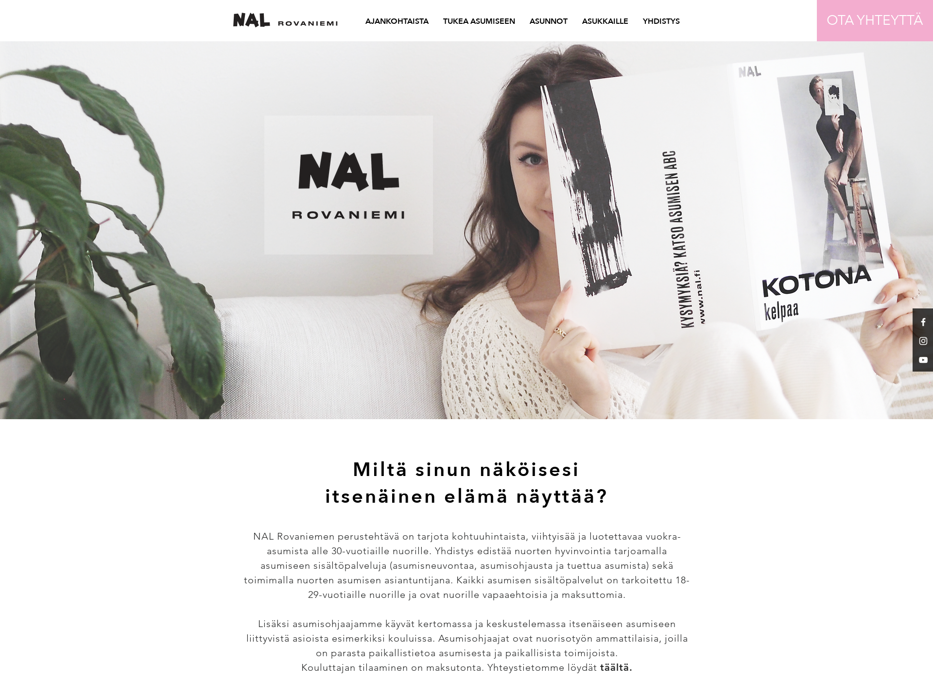Screenshot for nalrovaniemi.fi