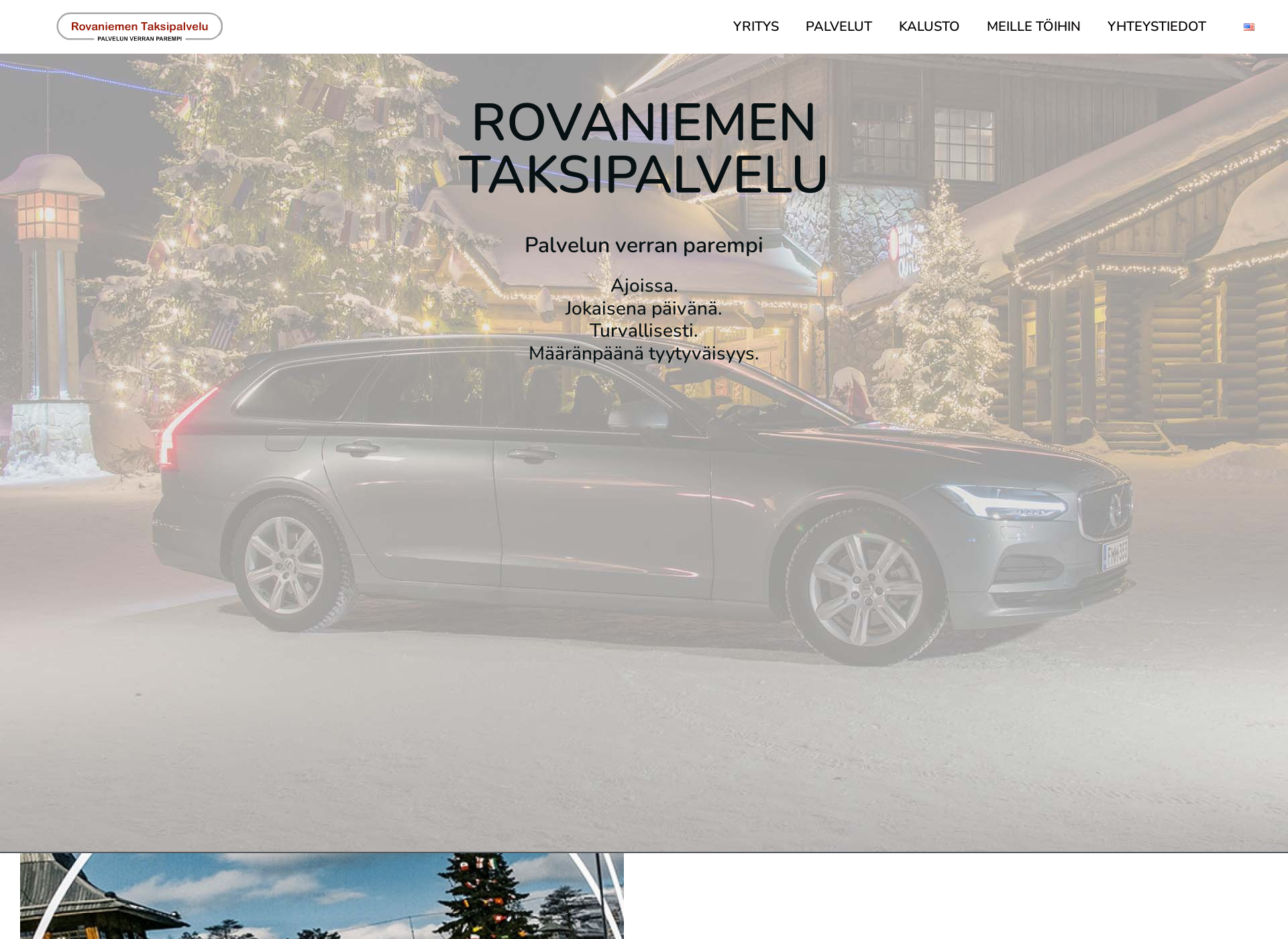 Screenshot for napapiirintaksikeskus.fi