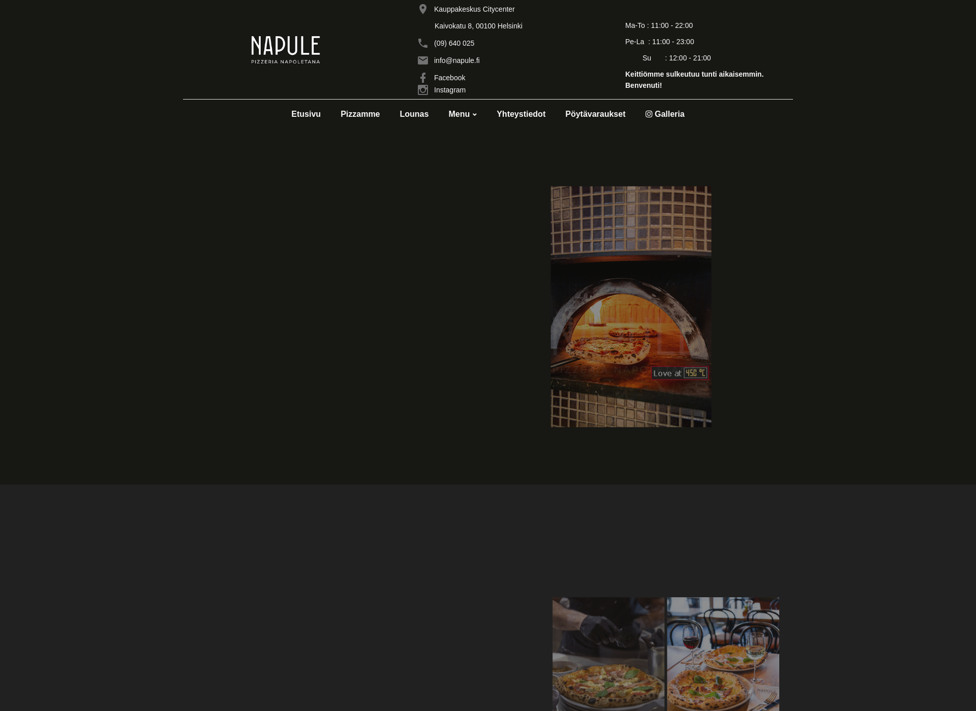 Screenshot for napule.fi