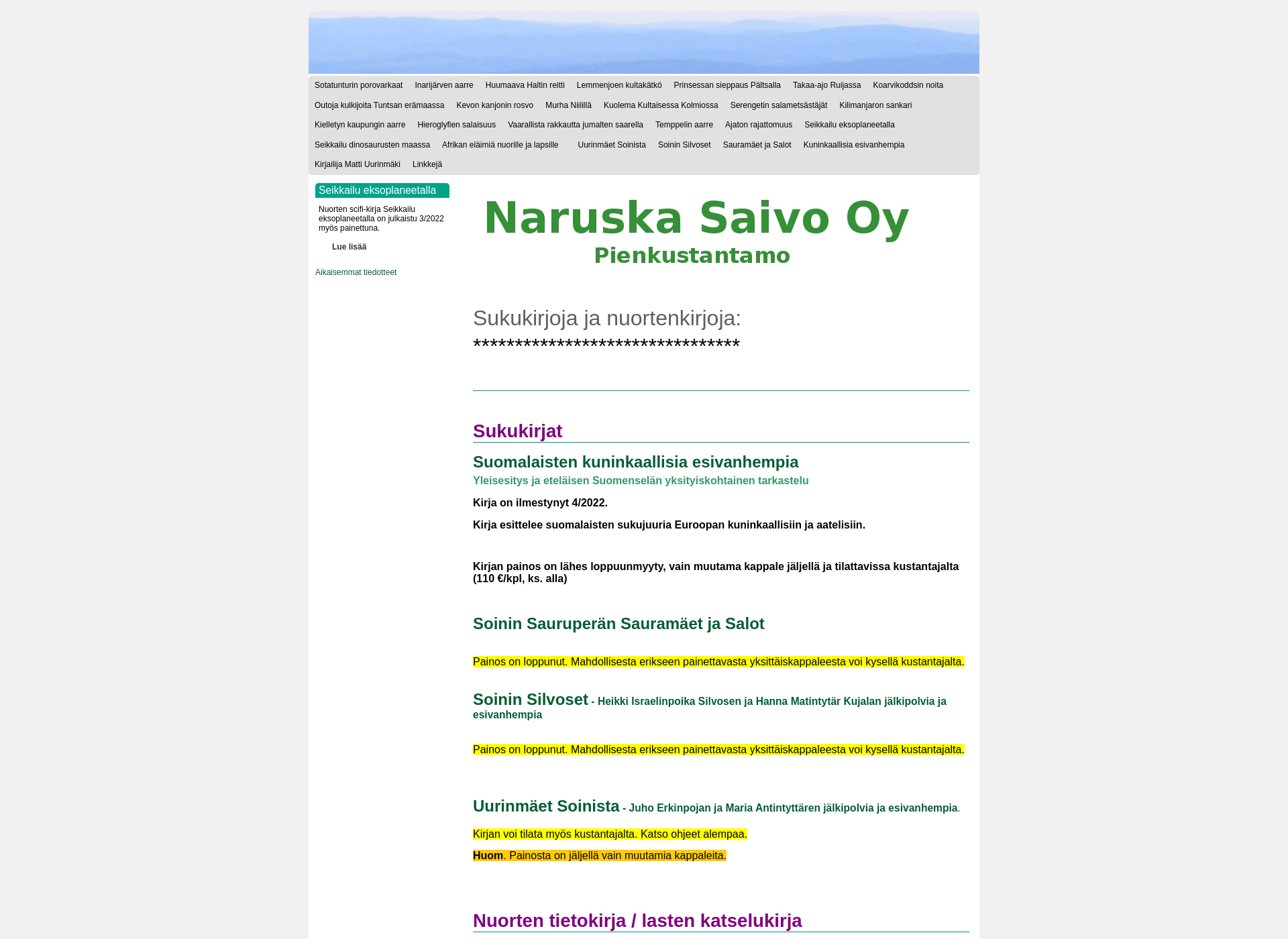 Screenshot for naruska.fi