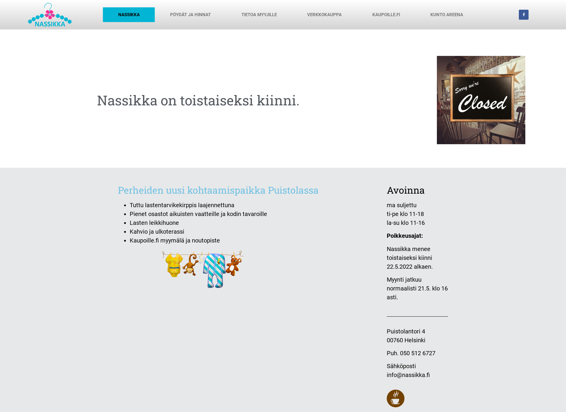 Screenshot for nassikka.fi