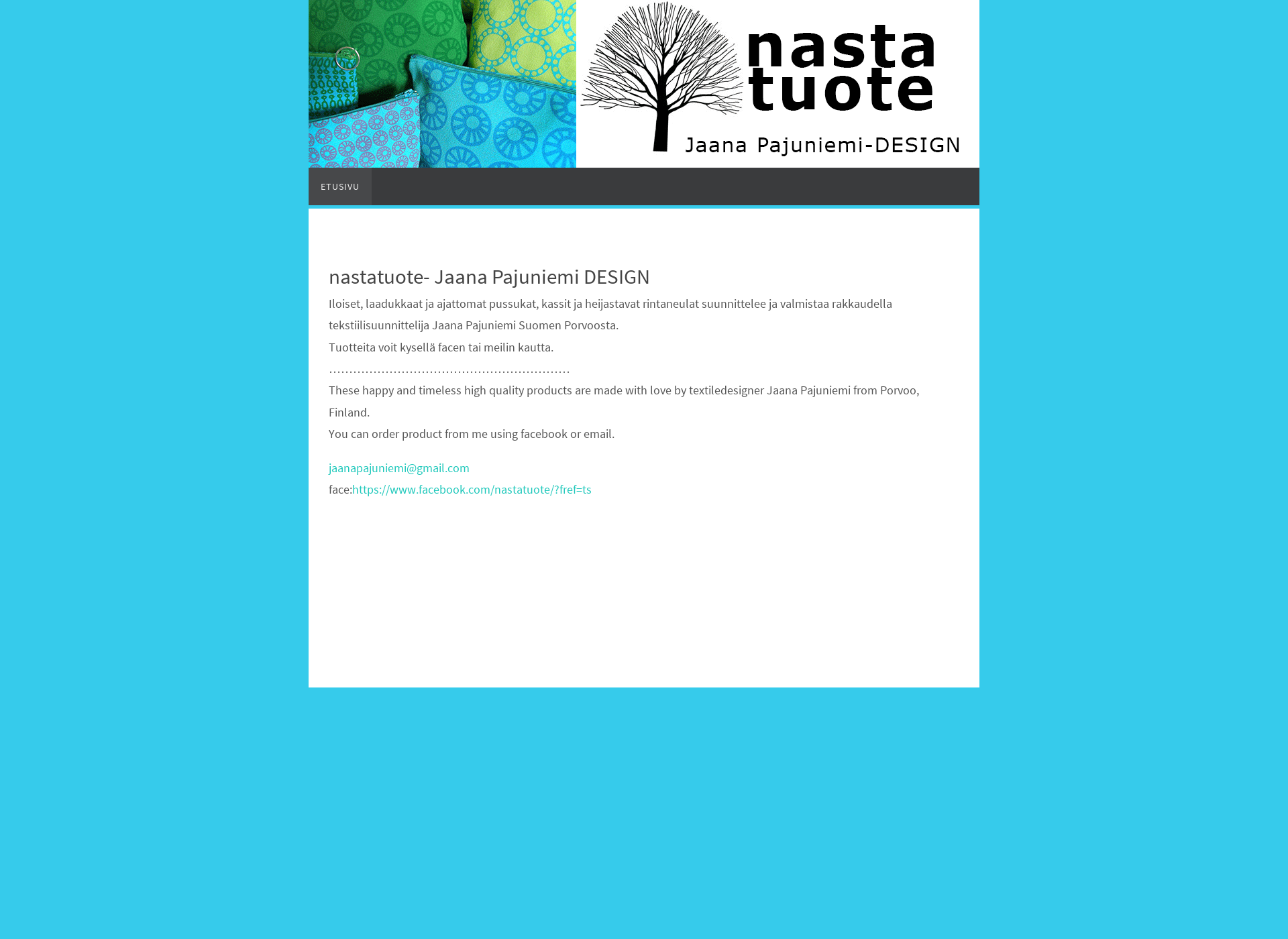 Screenshot for nastatuote.fi
