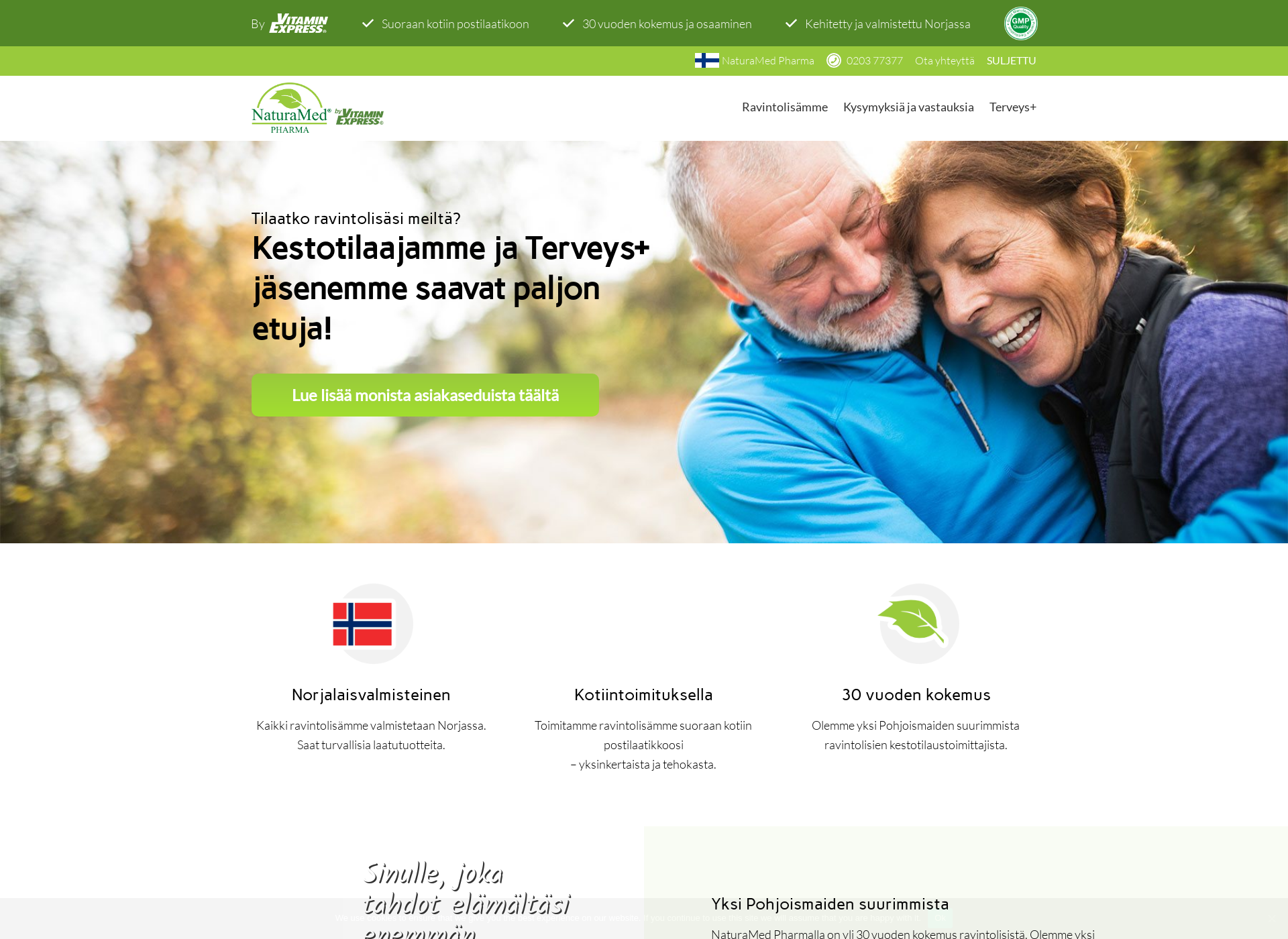 Screenshot for naturamed.fi