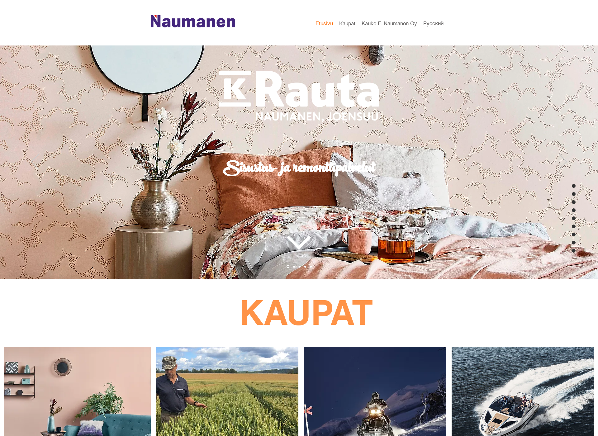 Screenshot for naumanen.fi