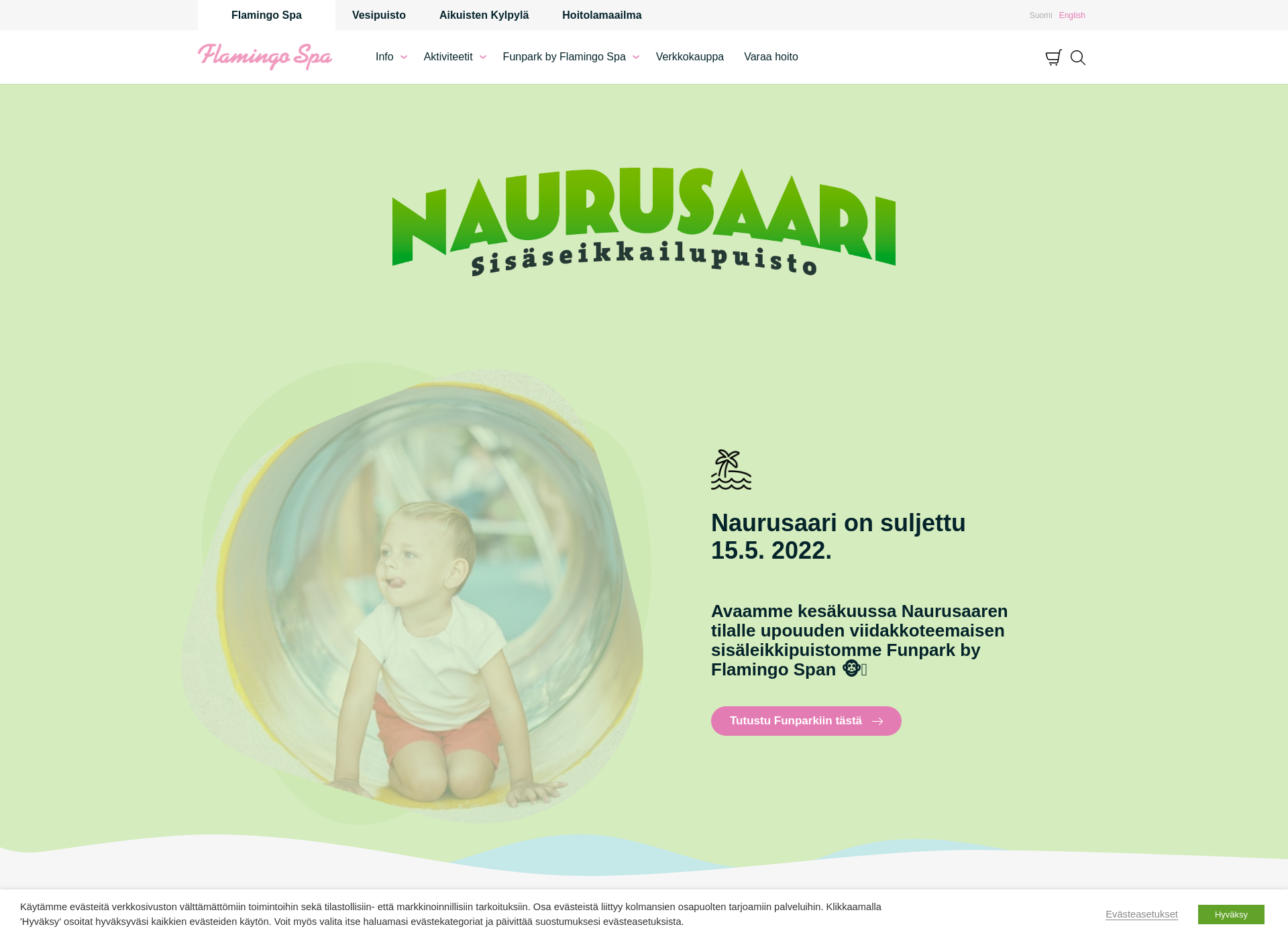 Screenshot for naurusaari.fi