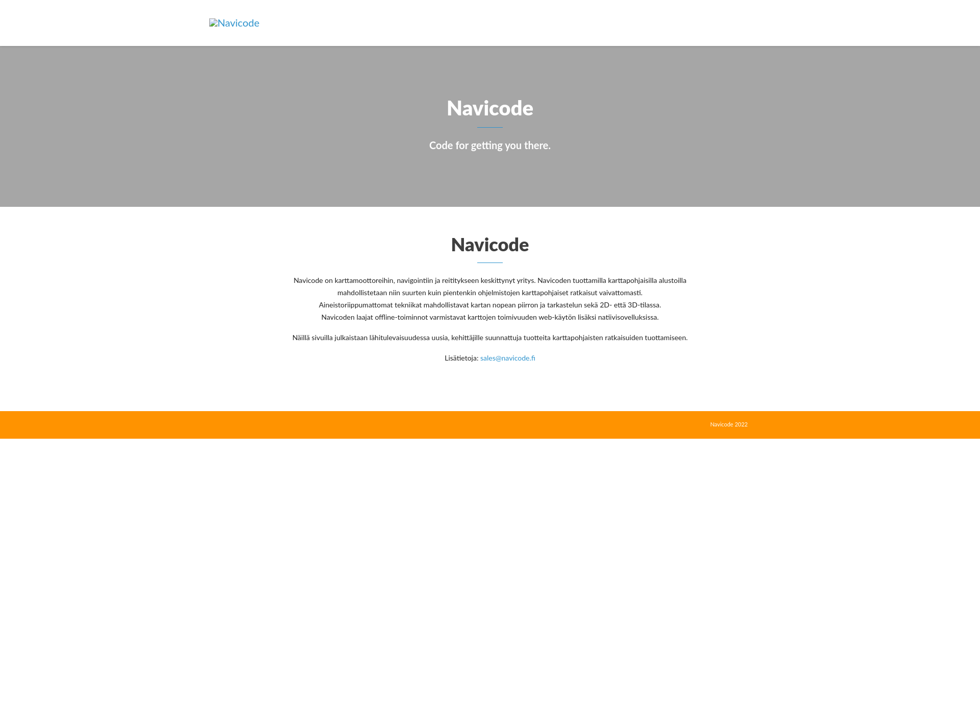 Screenshot for navicode.fi