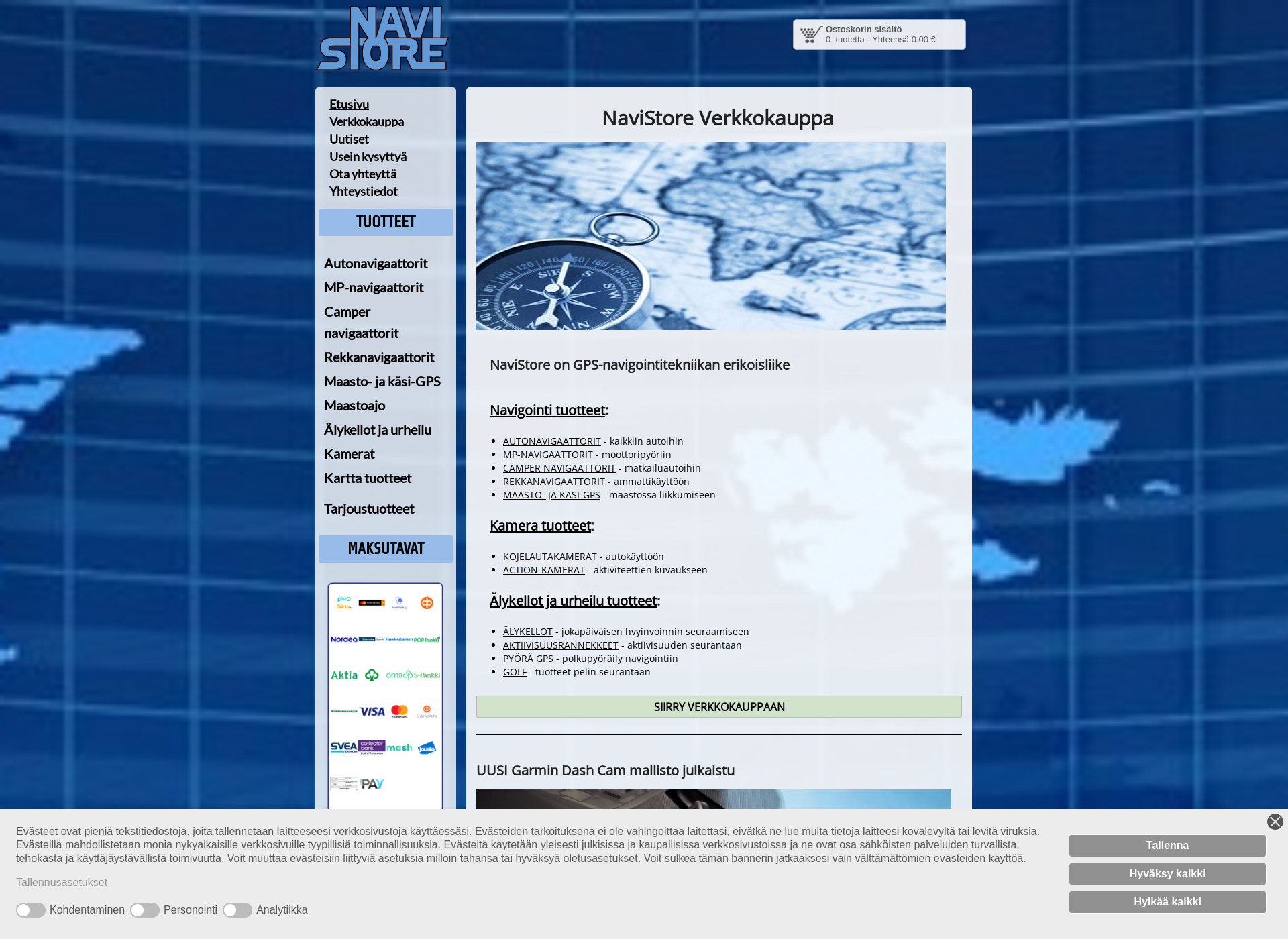 Screenshot for navistore.fi