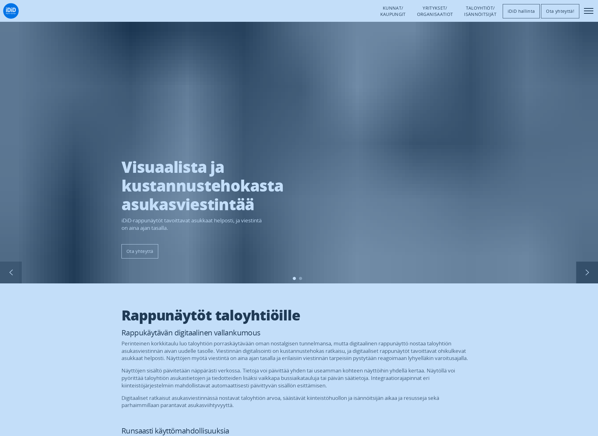 Skärmdump för naytto.fi