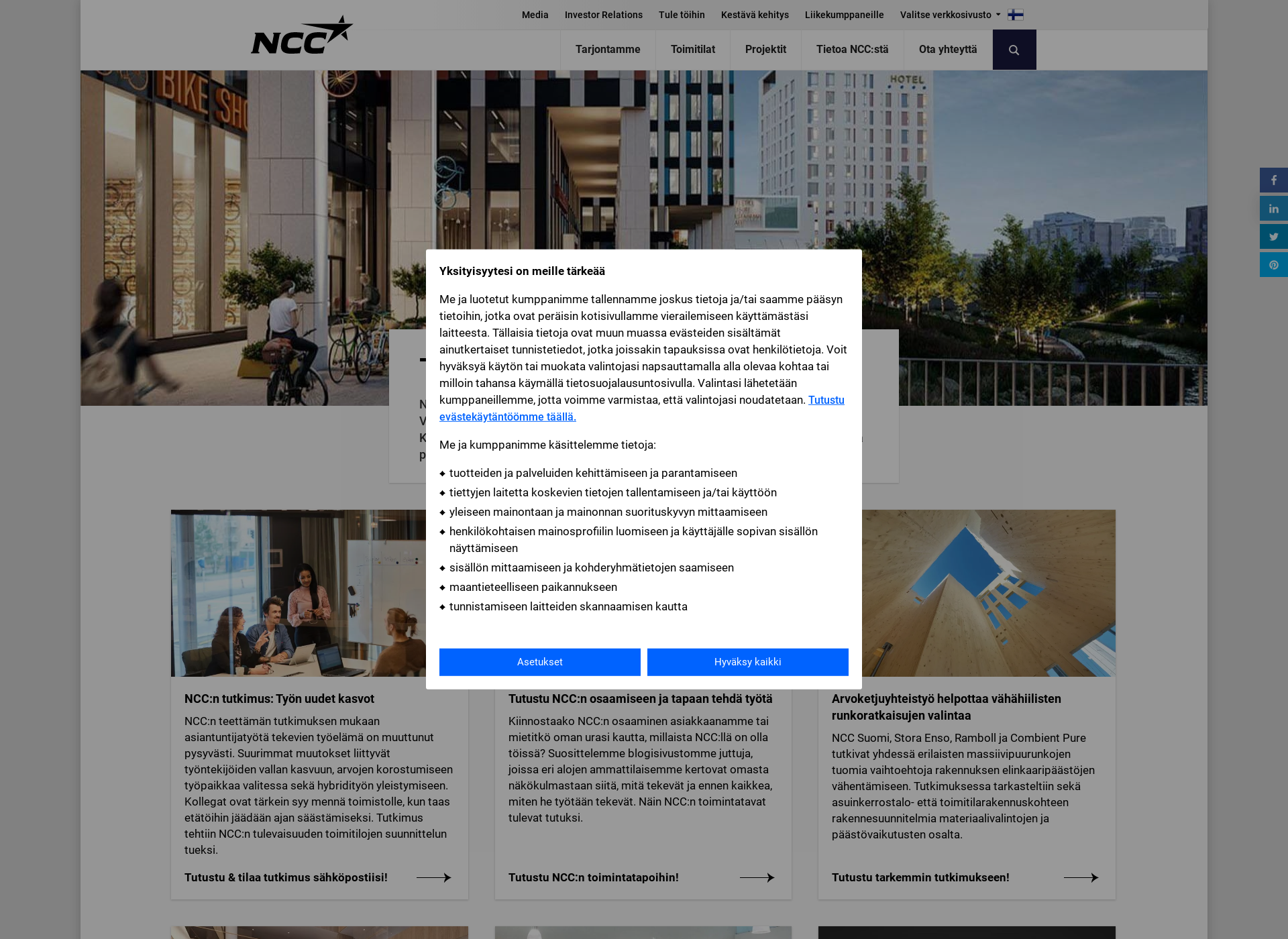 Screenshot for nccroads.fi