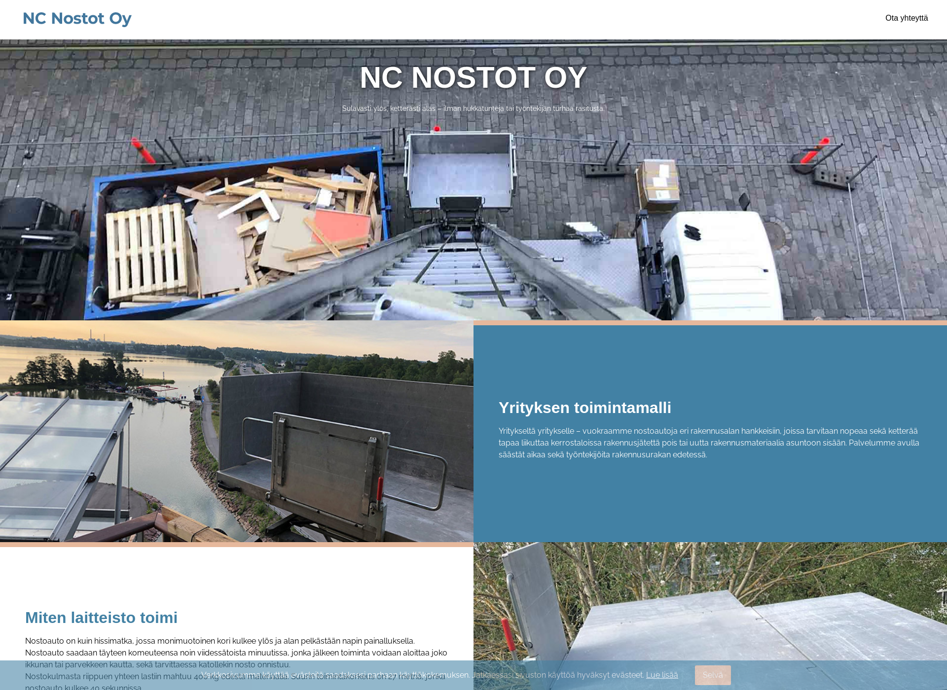 Screenshot for ncnostot.fi