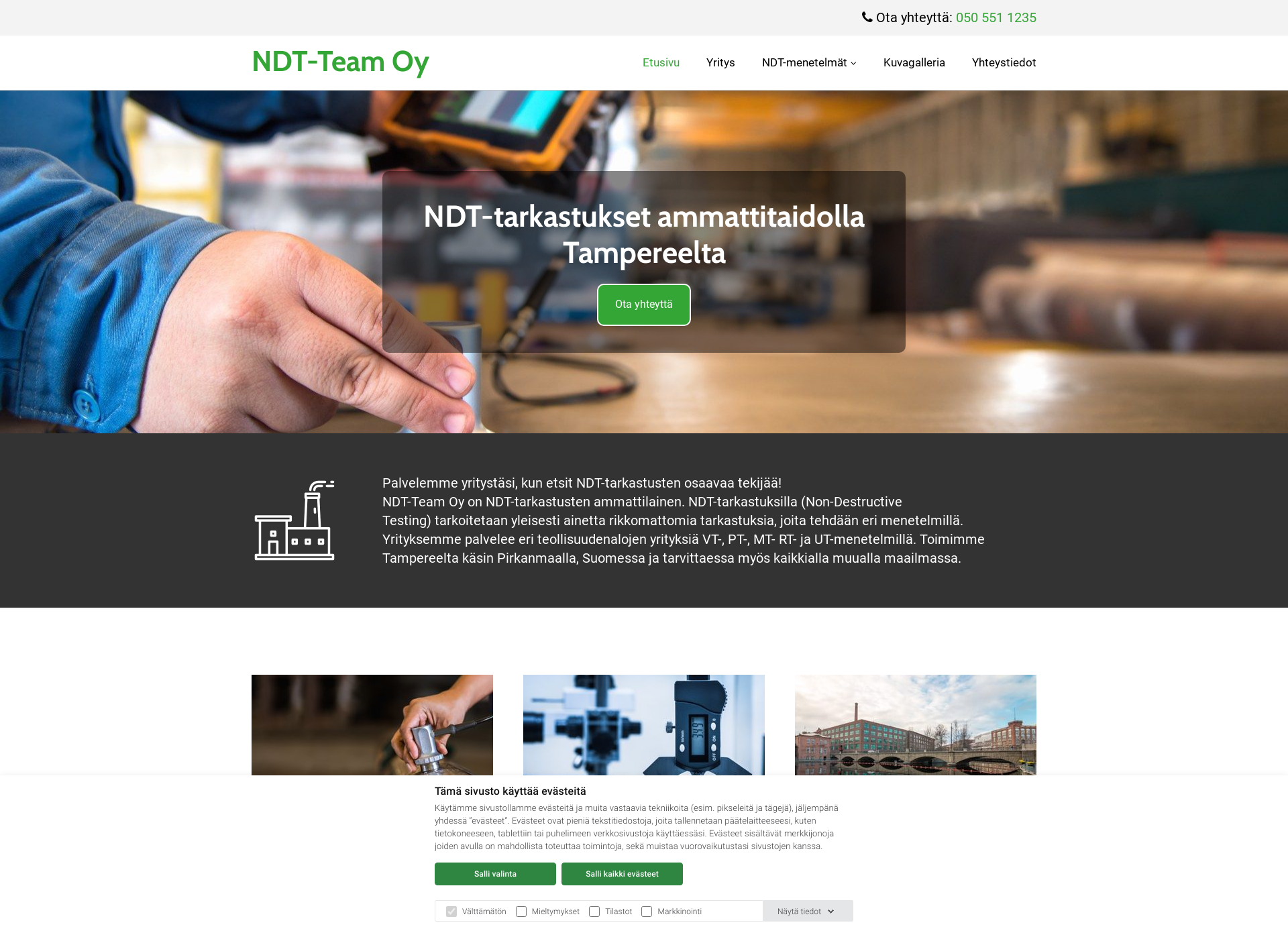 Screenshot for ndt-team.fi