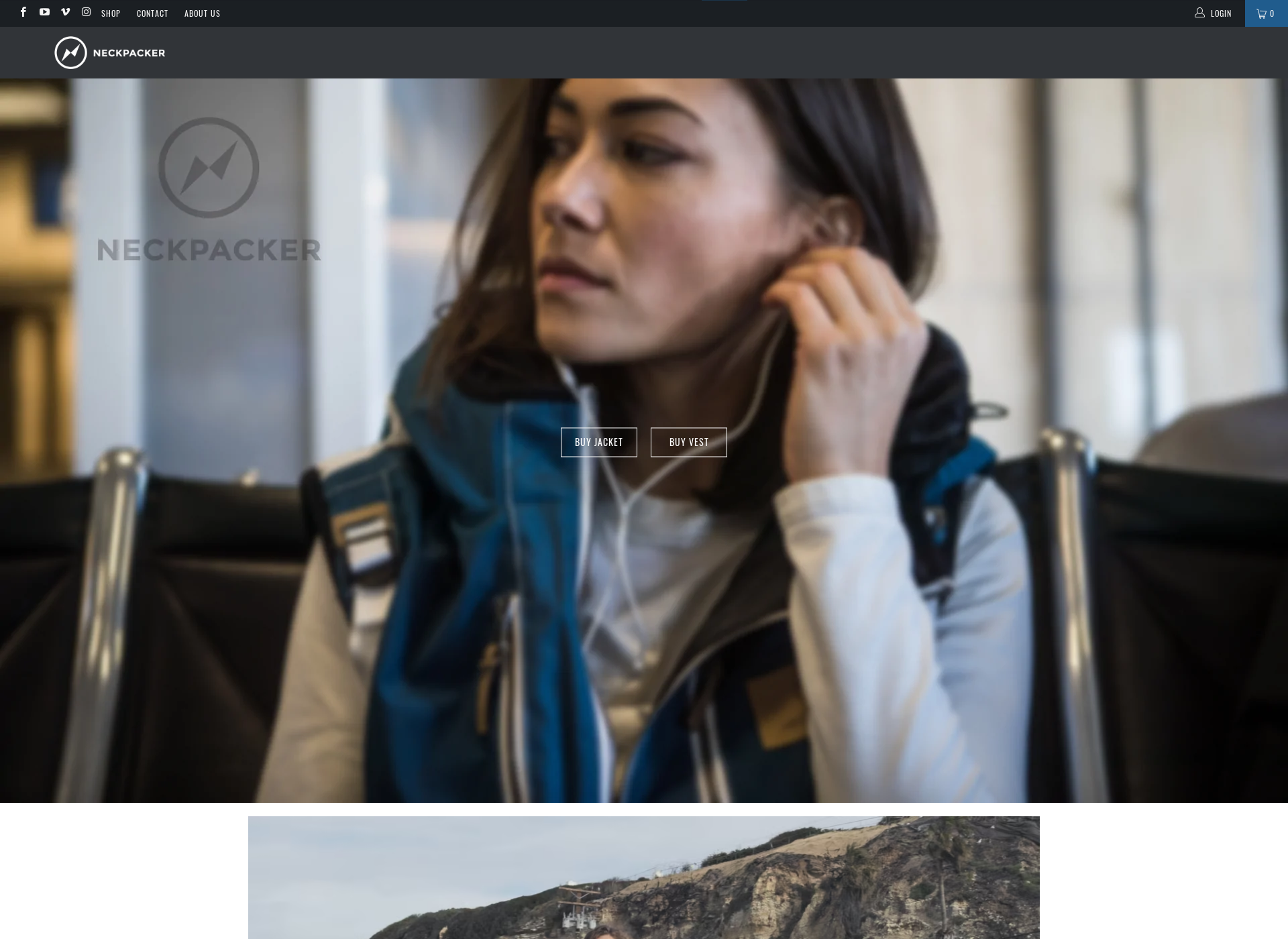 Screenshot for neckpacker.com