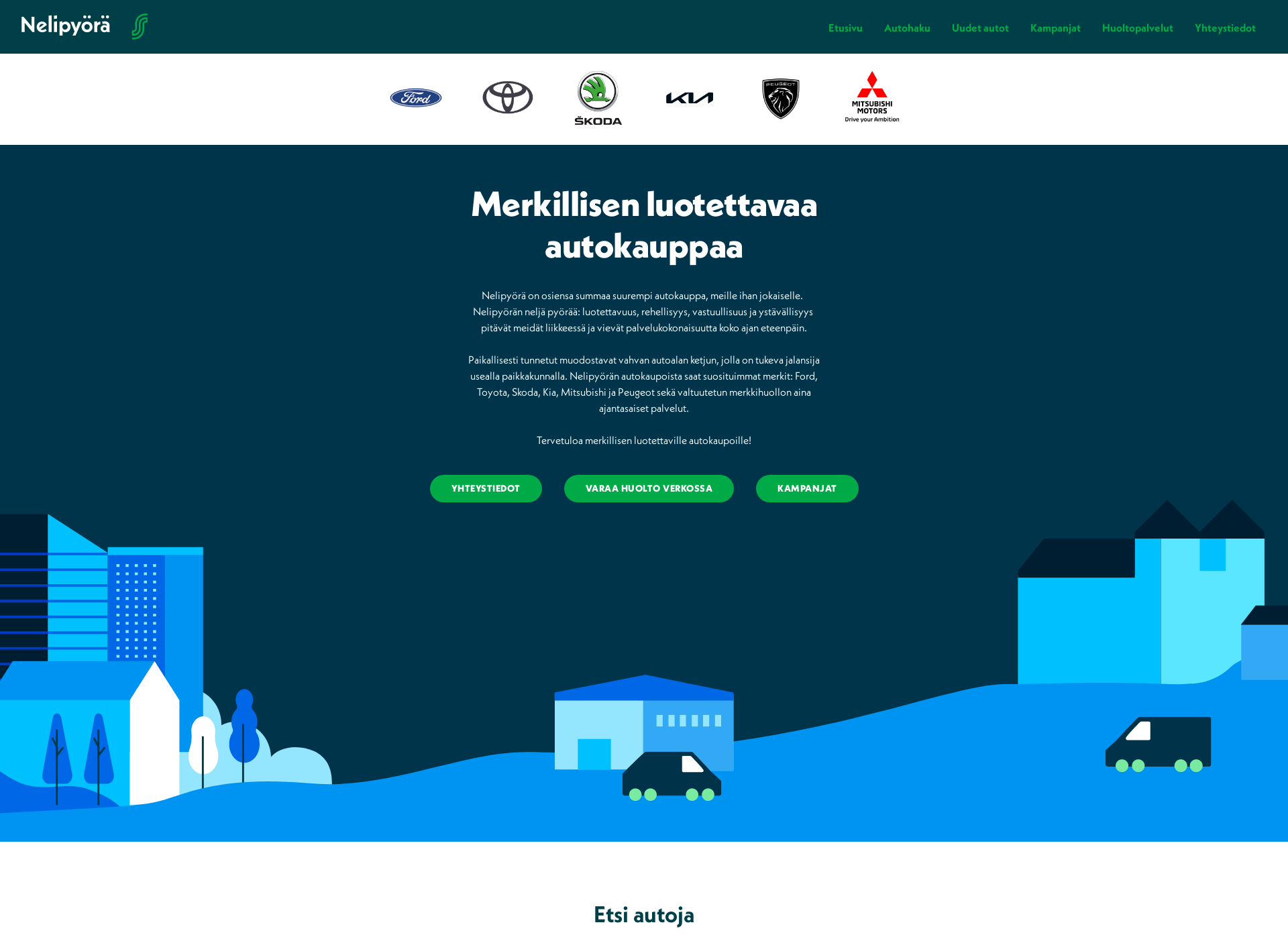 Screenshot for nelipyörä.fi