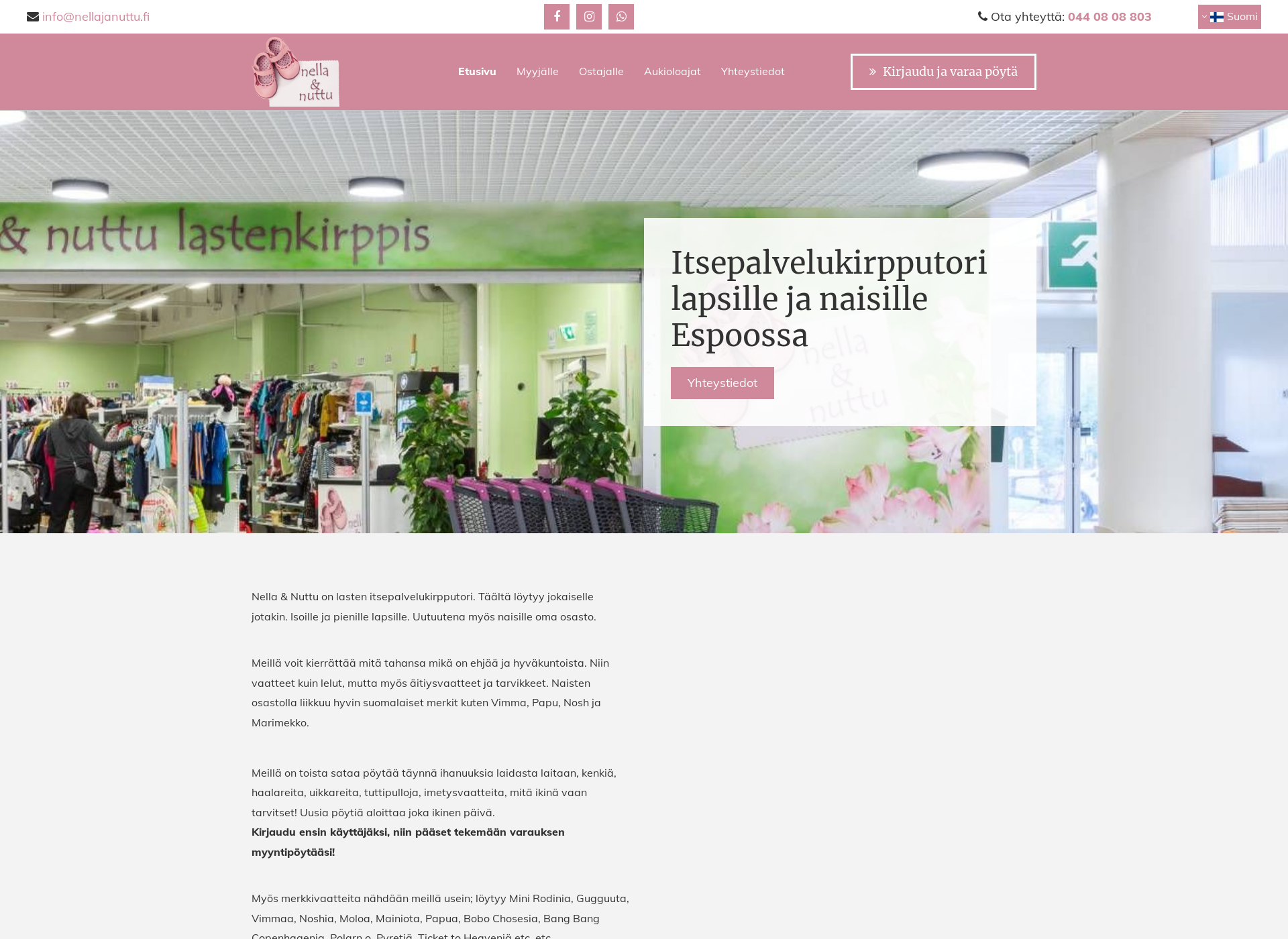 Screenshot for nellajanuttu.fi