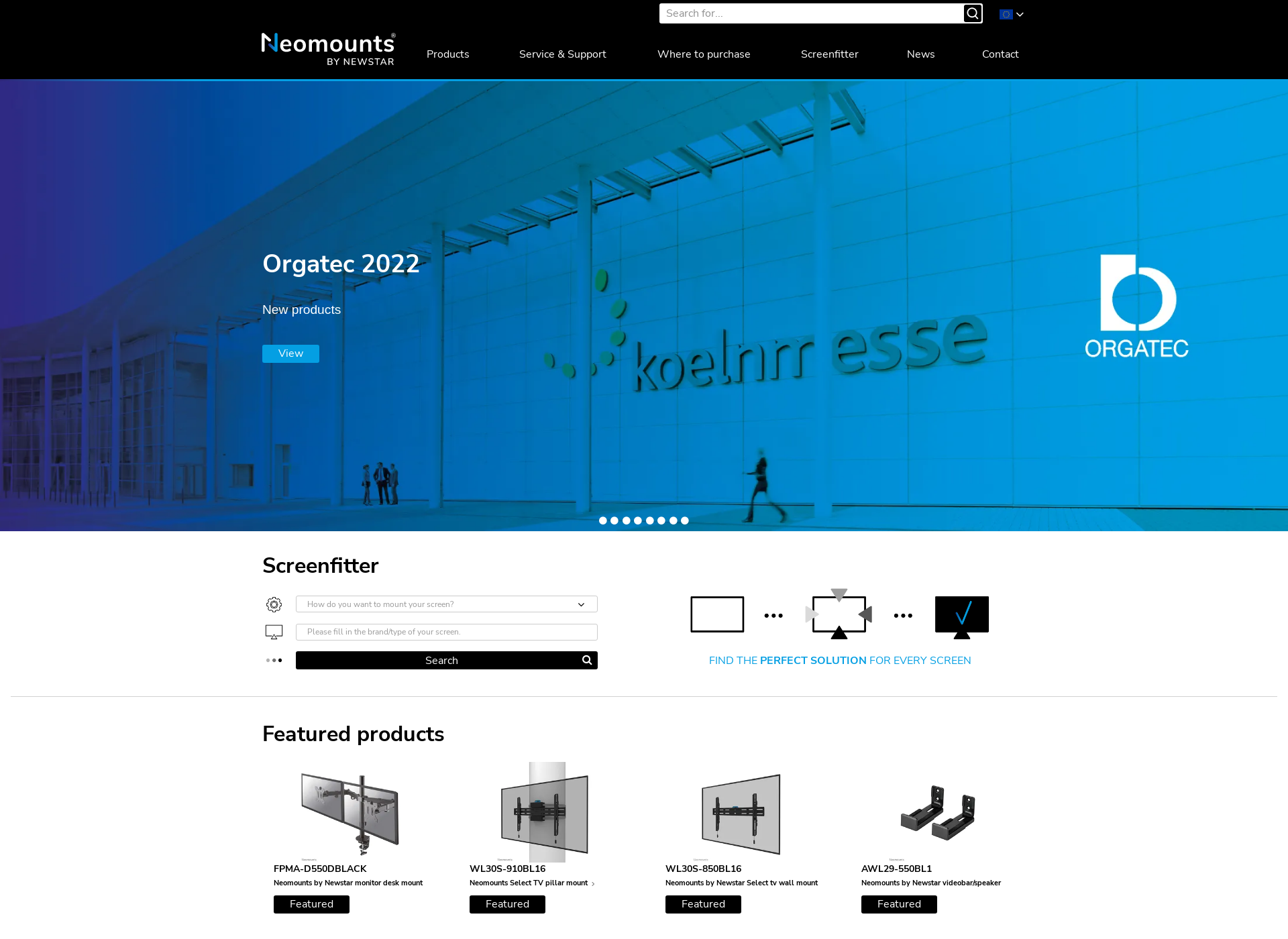 Skärmdump för neomountspro.fi