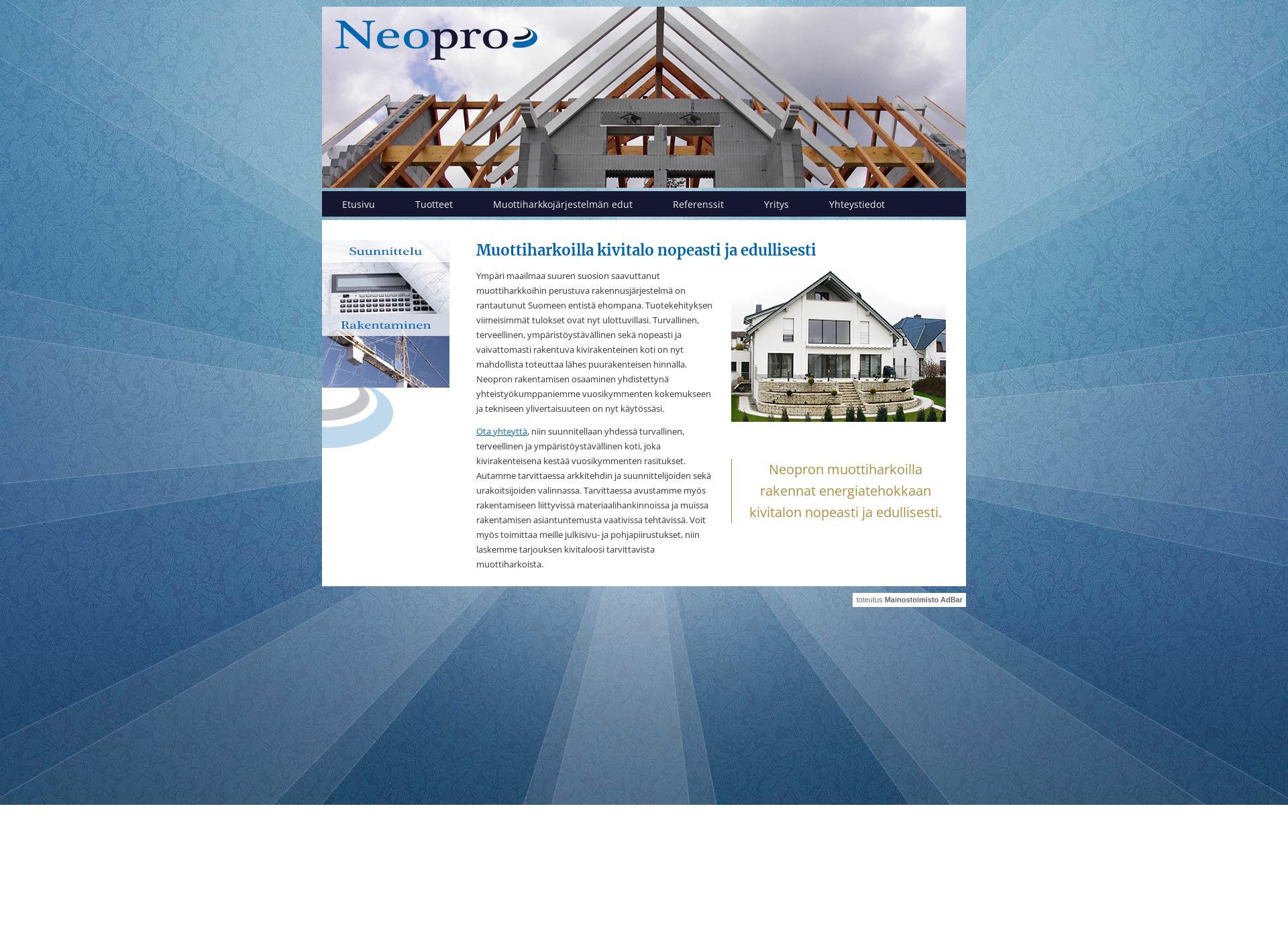 Screenshot for neopro.fi
