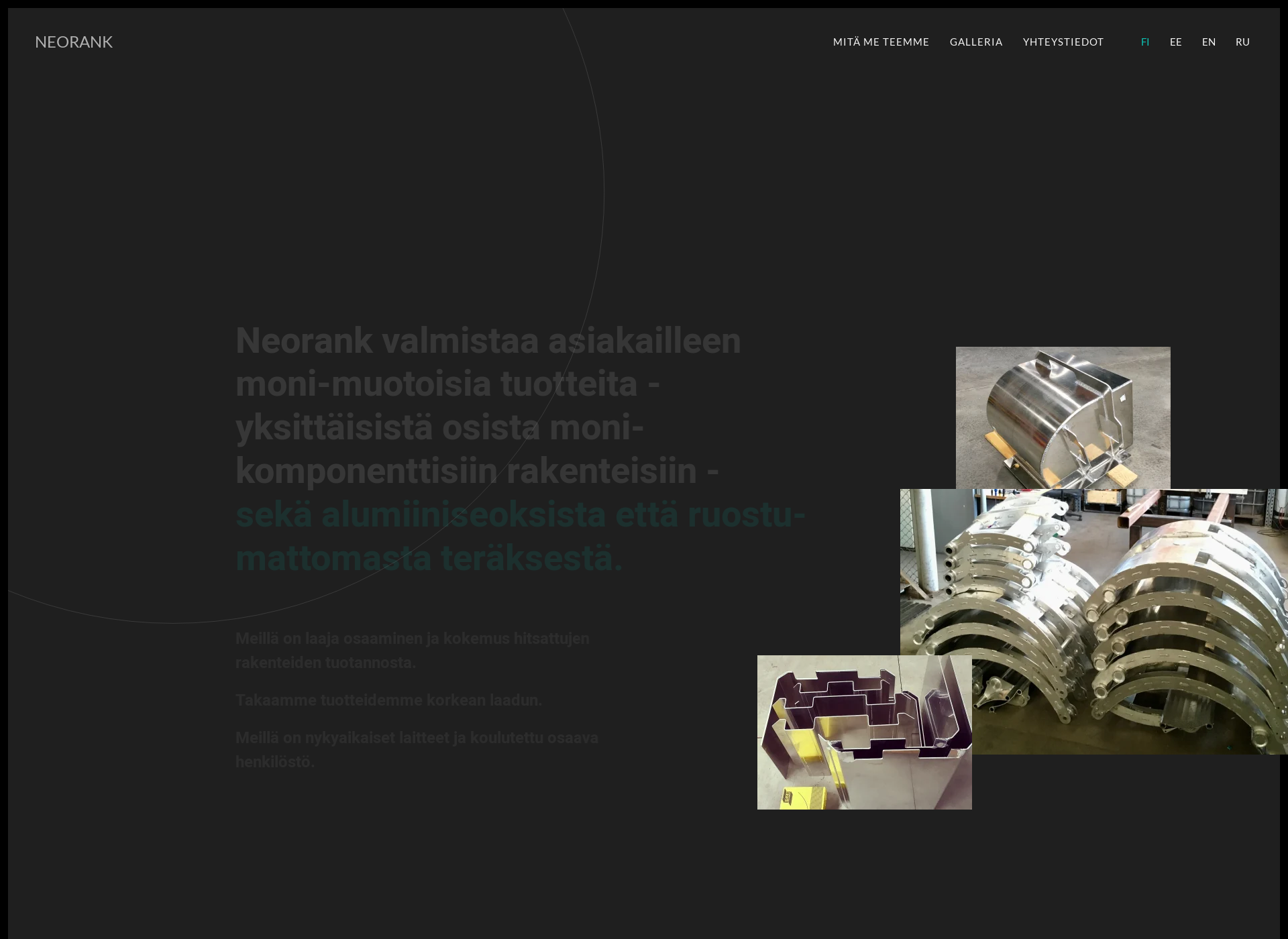 Skärmdump för neorank.fi