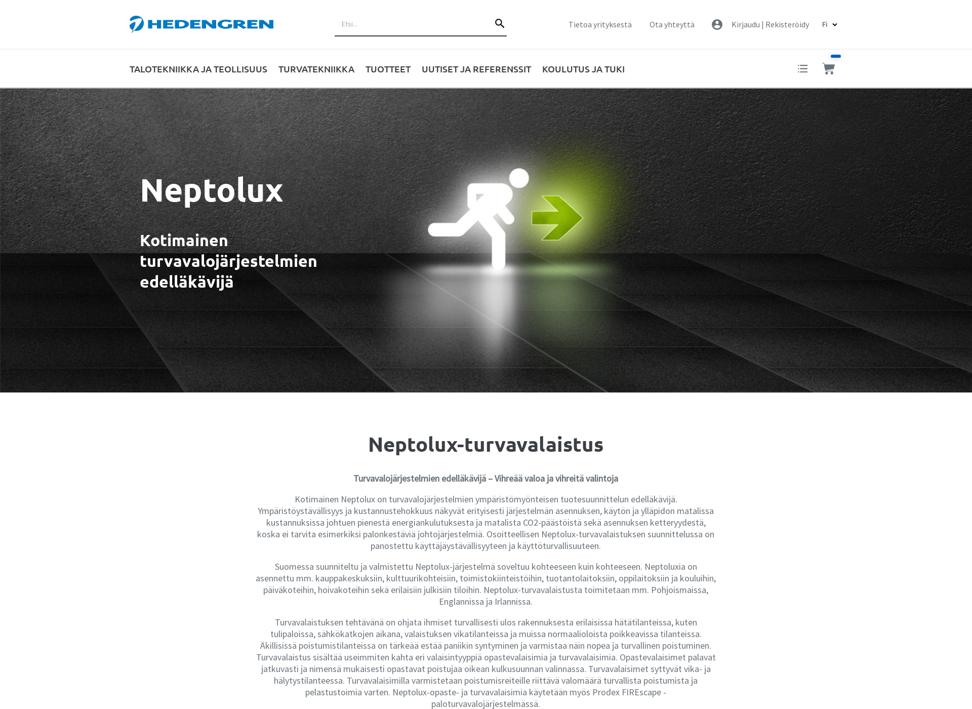 Screenshot for neptolux.fi