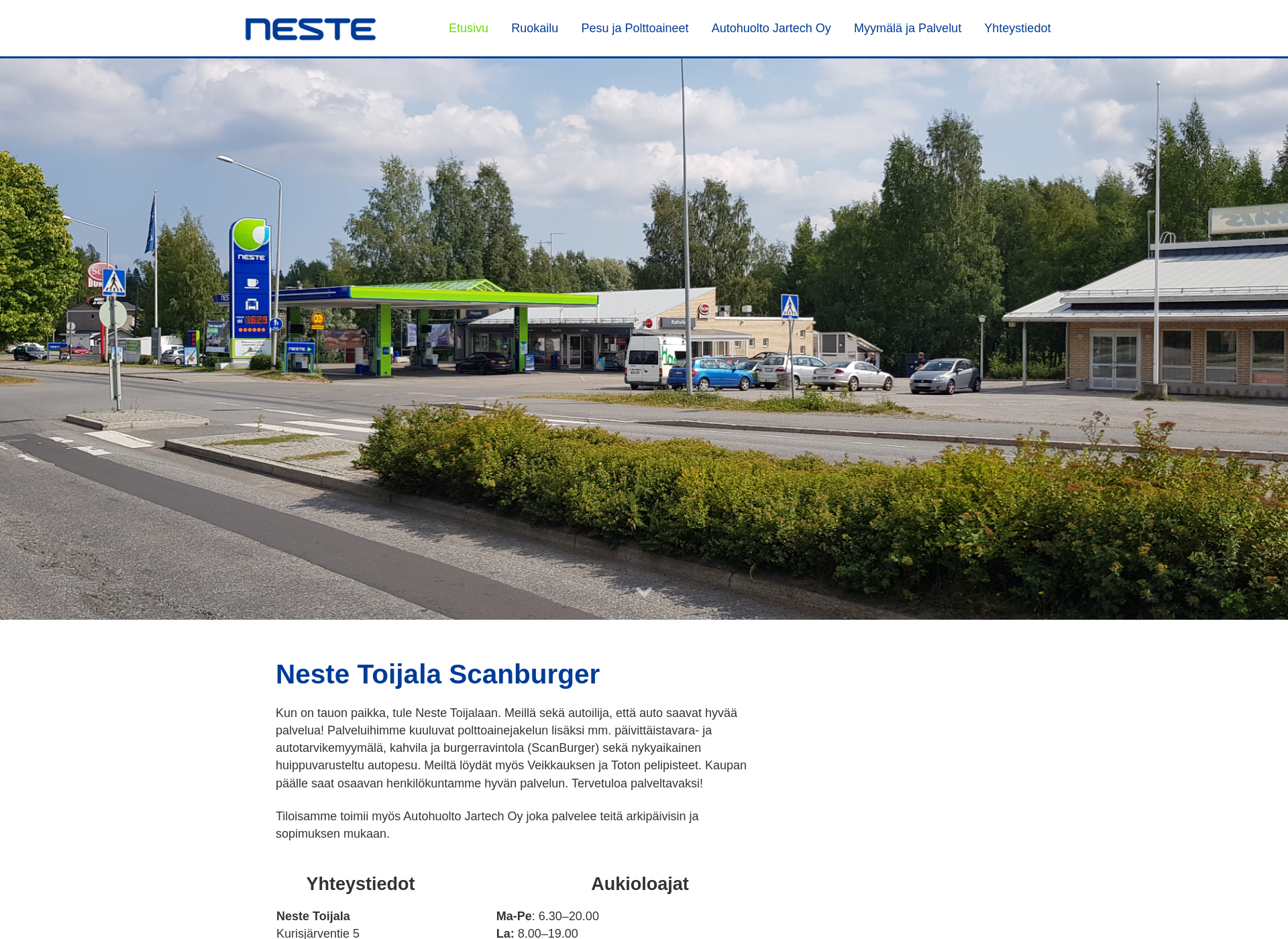 Screenshot for nestetoijala.fi