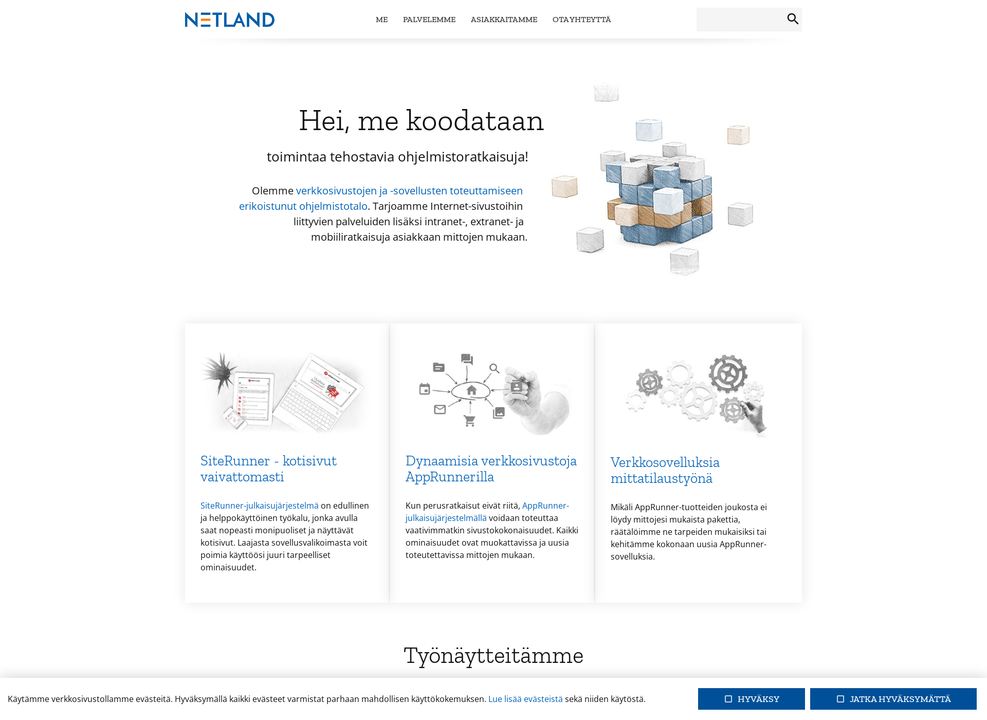 Screenshot for netland.fi